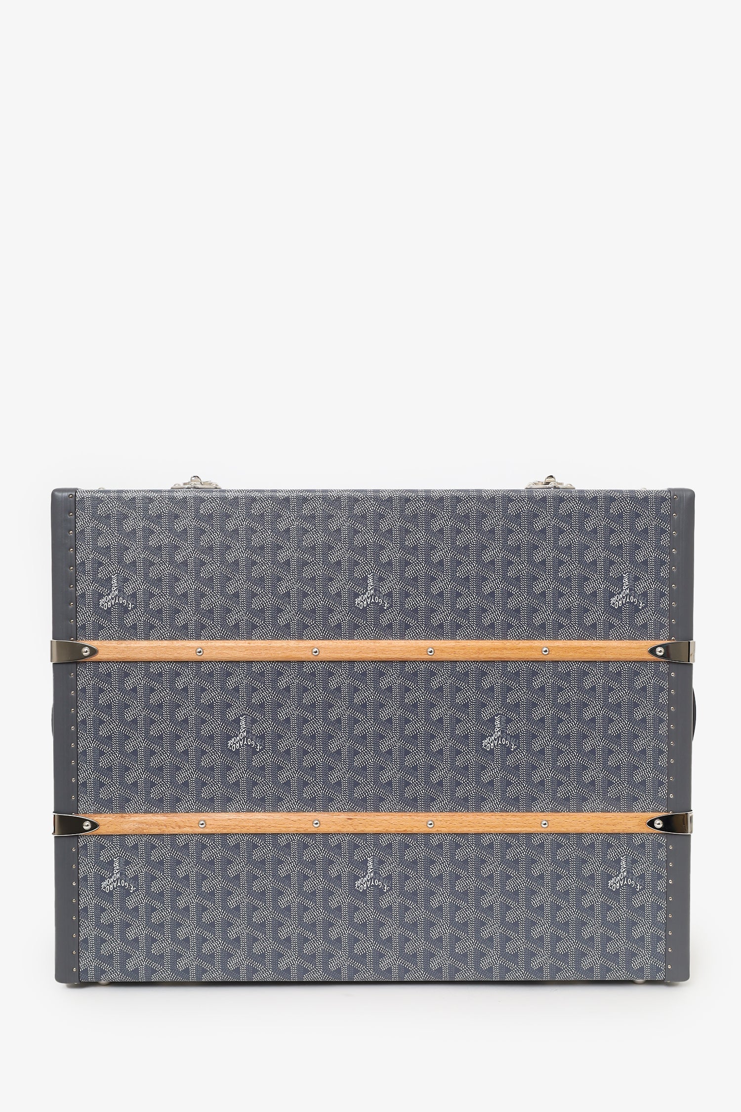 Goyard Grey Goyardine Canvas Limited Edition 4-Piece Art Book & Trunk Set