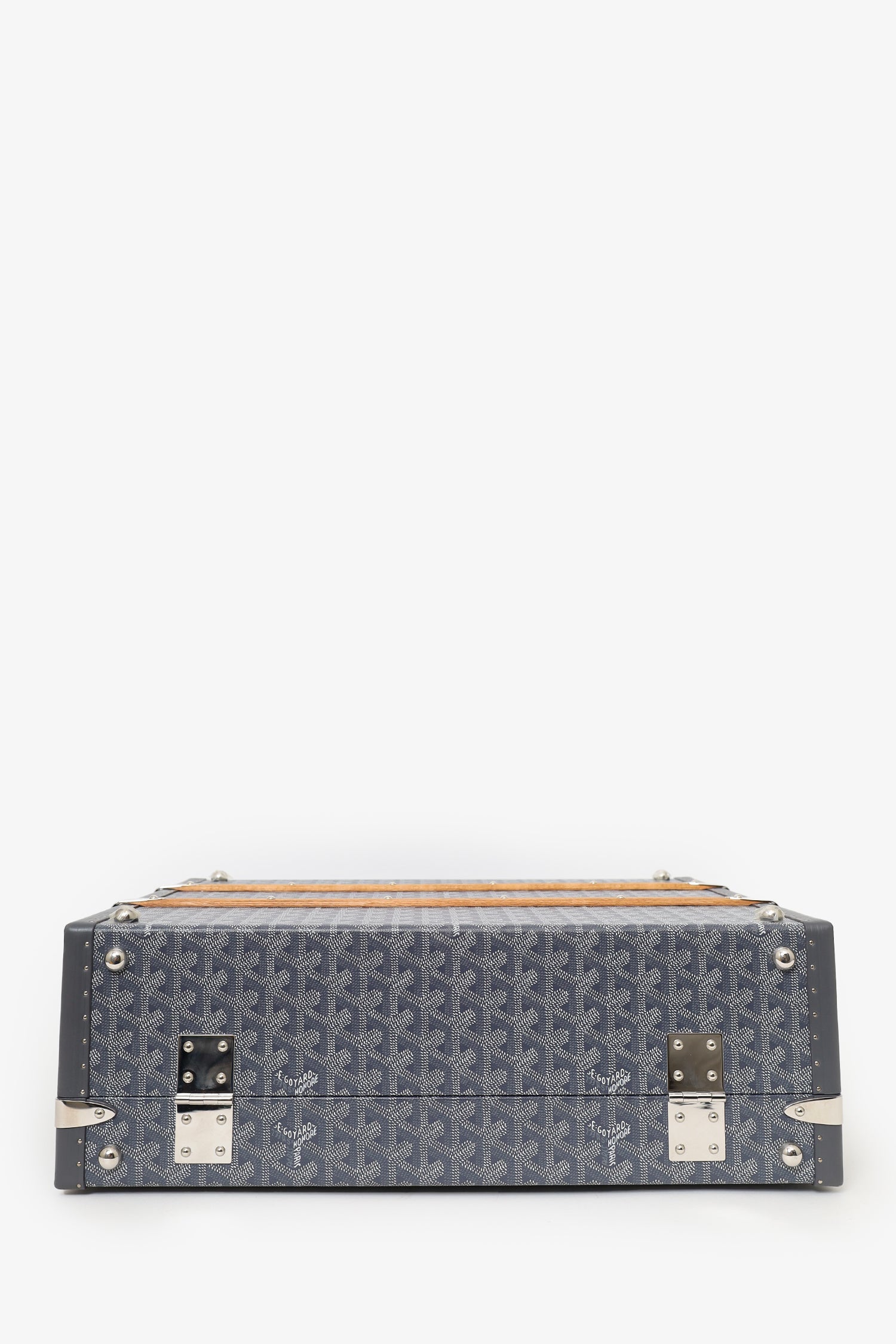 Goyard Grey Goyardine Canvas Limited Edition 4-Piece Art Book & Trunk Set