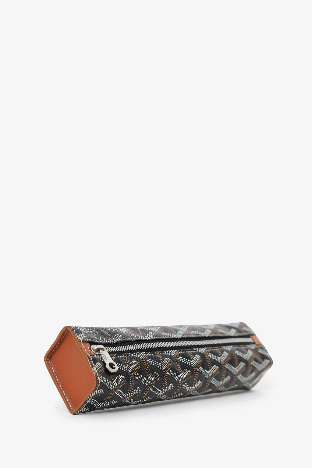 Goyard Black Goyardine Coated Canvas Pencil Case