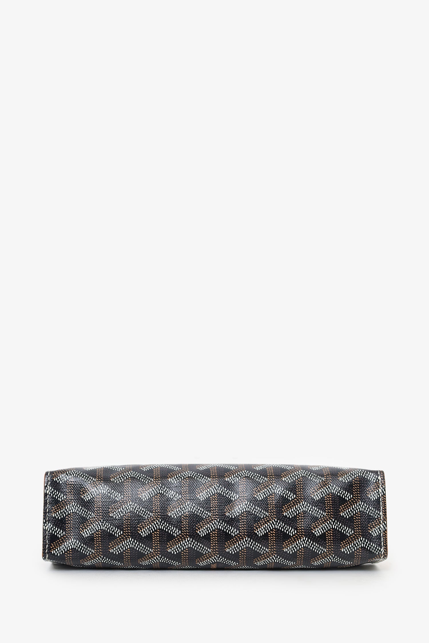 Goyard Black Goyardine Coated Canvas Pencil Case