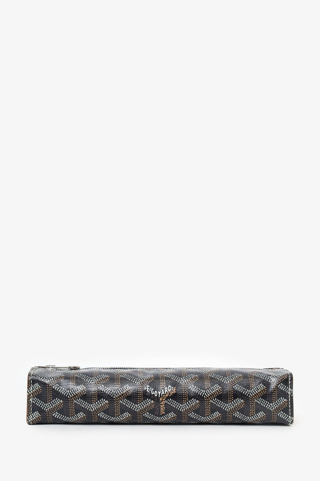 Goyard Black Goyardine Coated Canvas Pencil Case
