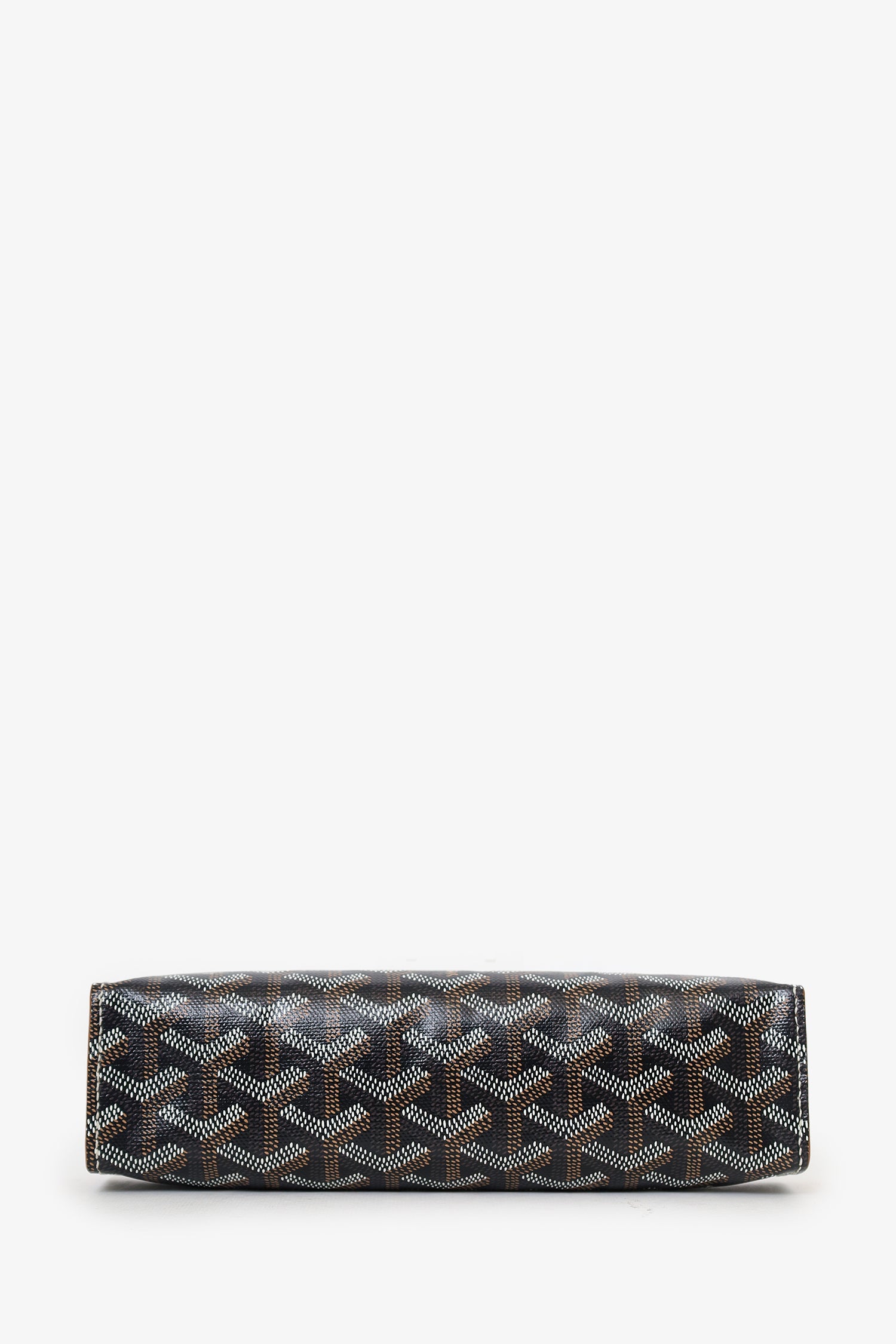 Goyard Black Goyardine Coated Canvas Pencil Case