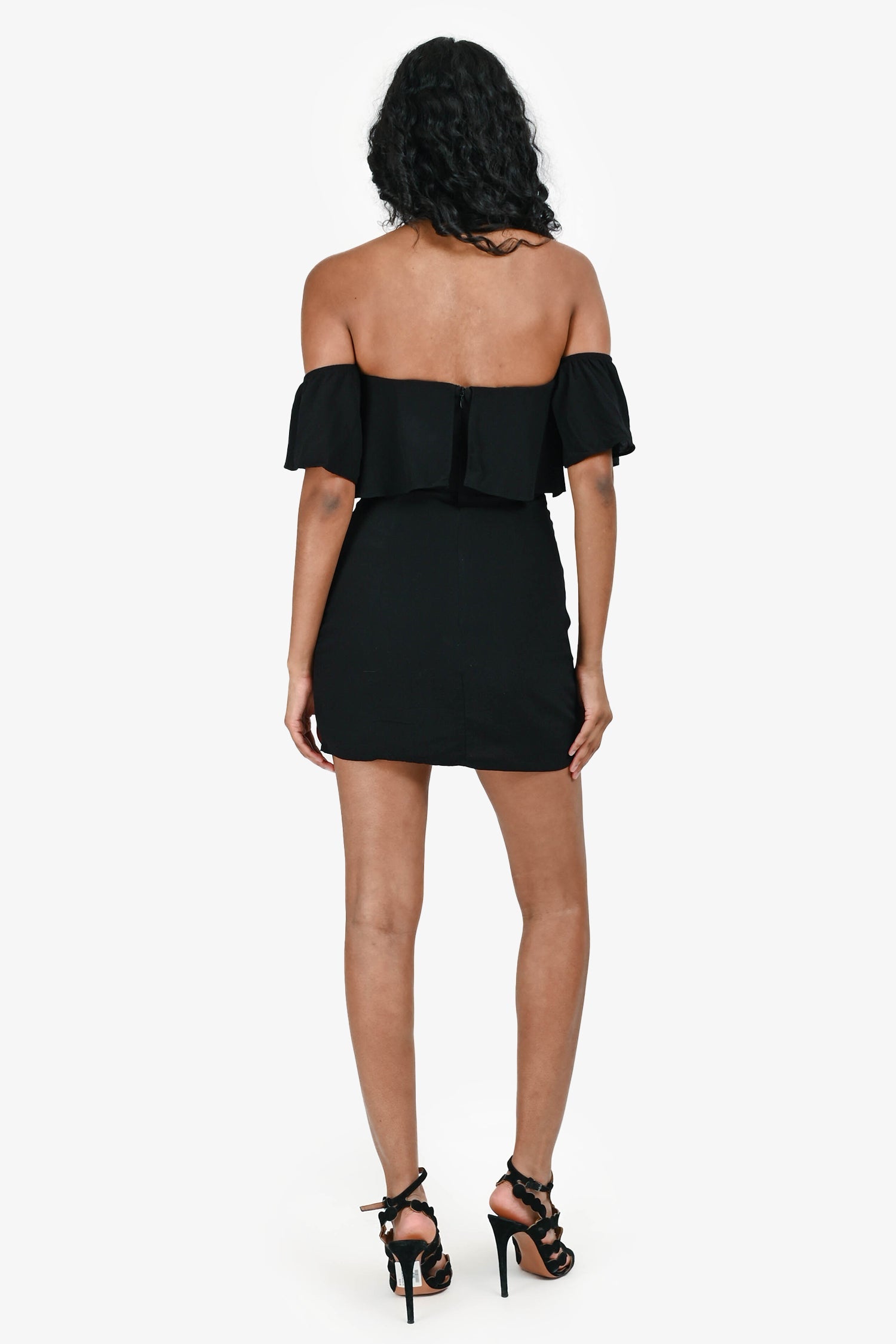Lovers + Friends Black Off The Shoulder Top Size XS
