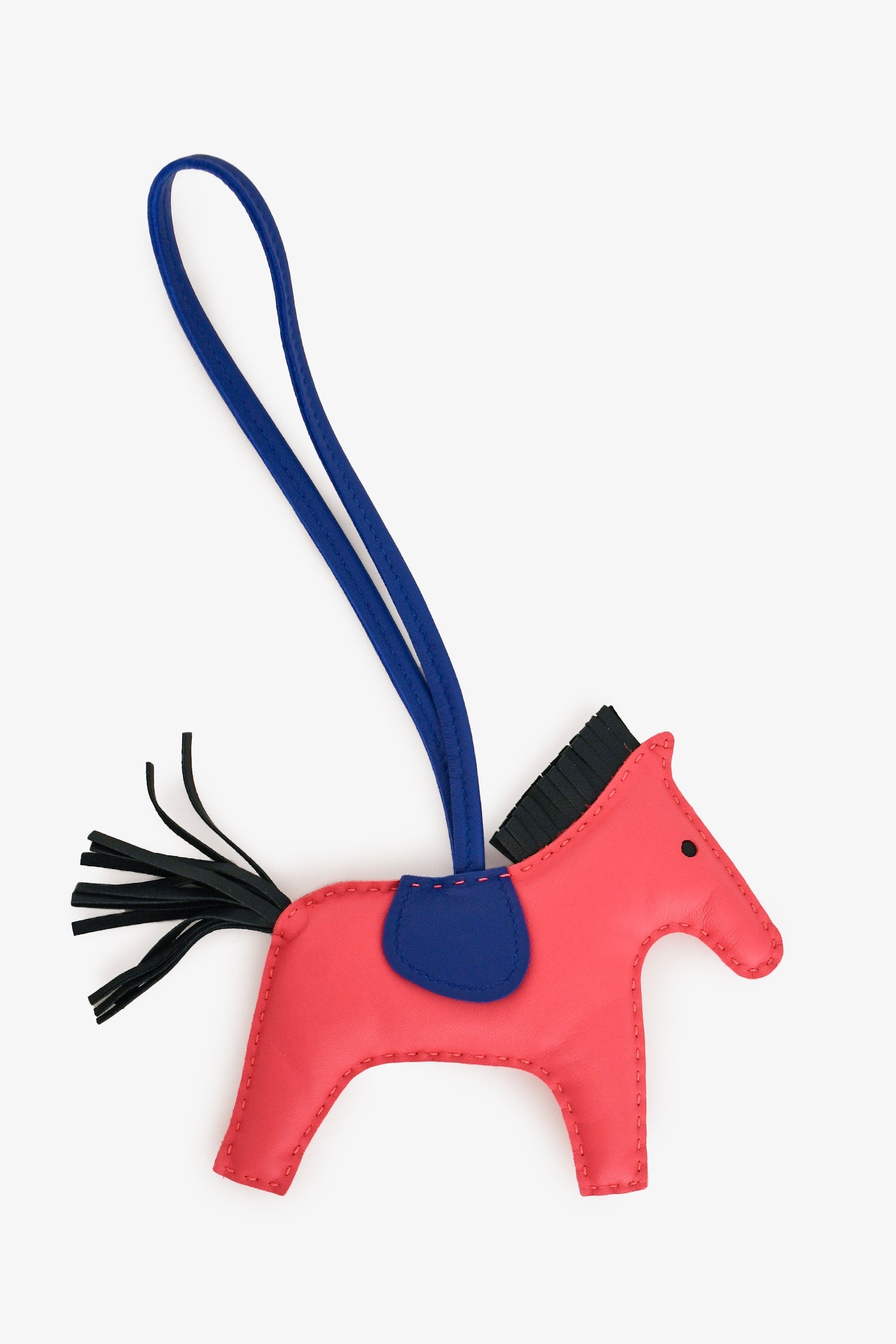 Hermès Pink/Blue/Green Swift Leather Rodeo MM Bag Charm