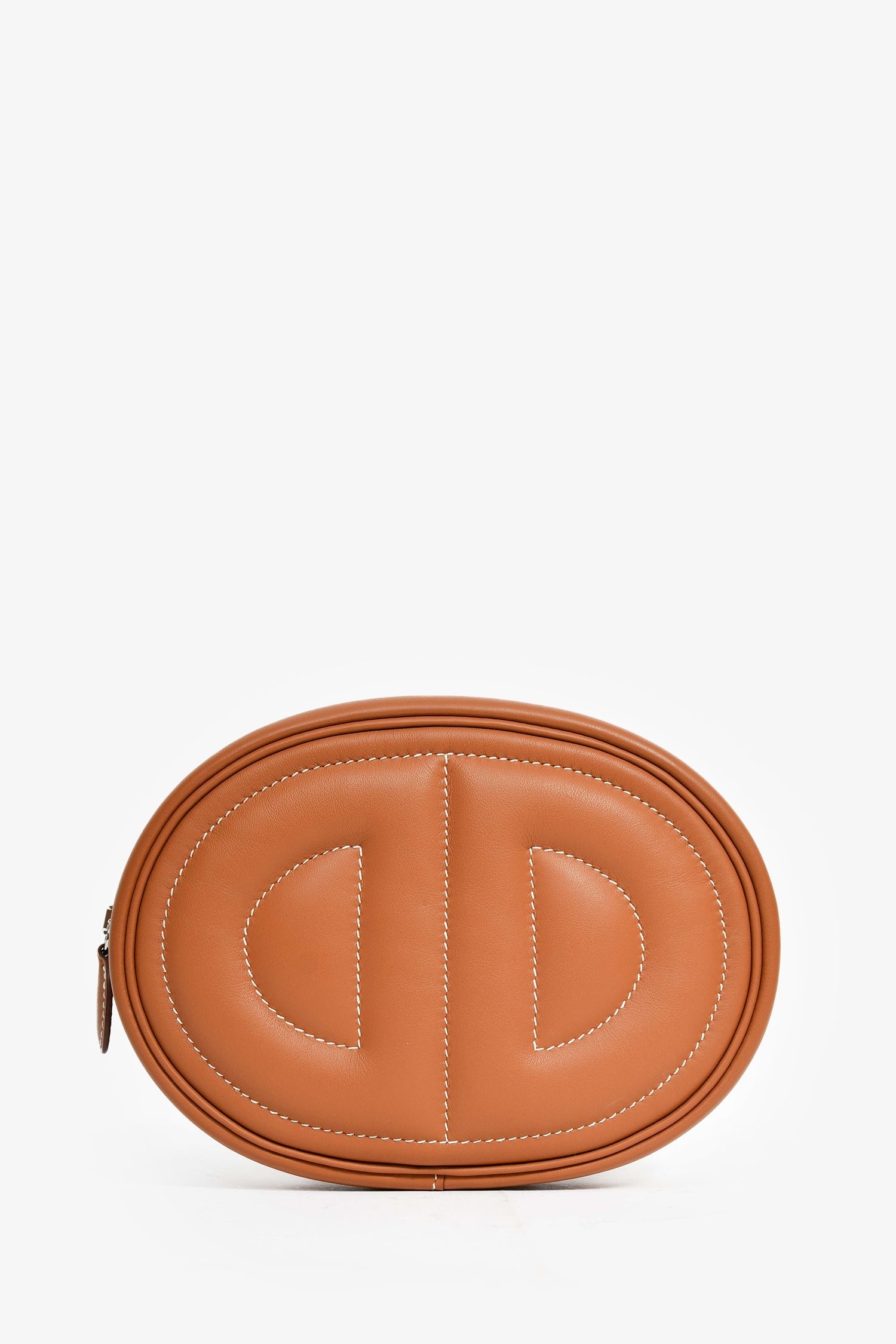 Hermès 2020 Brown Swift Verso "In Loop Belt" Bag