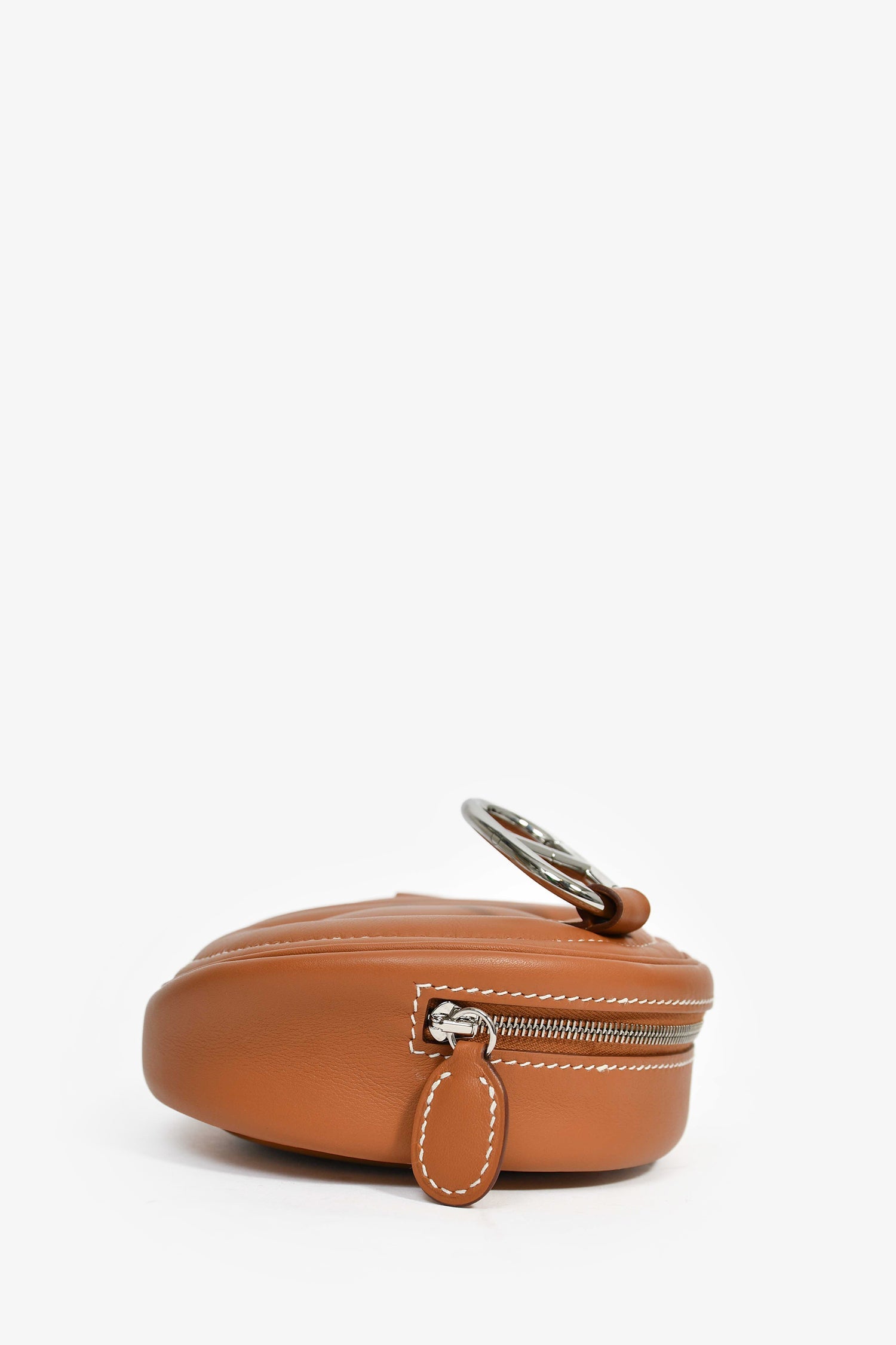 Hermès 2020 Brown Swift Verso "In Loop Belt" Bag