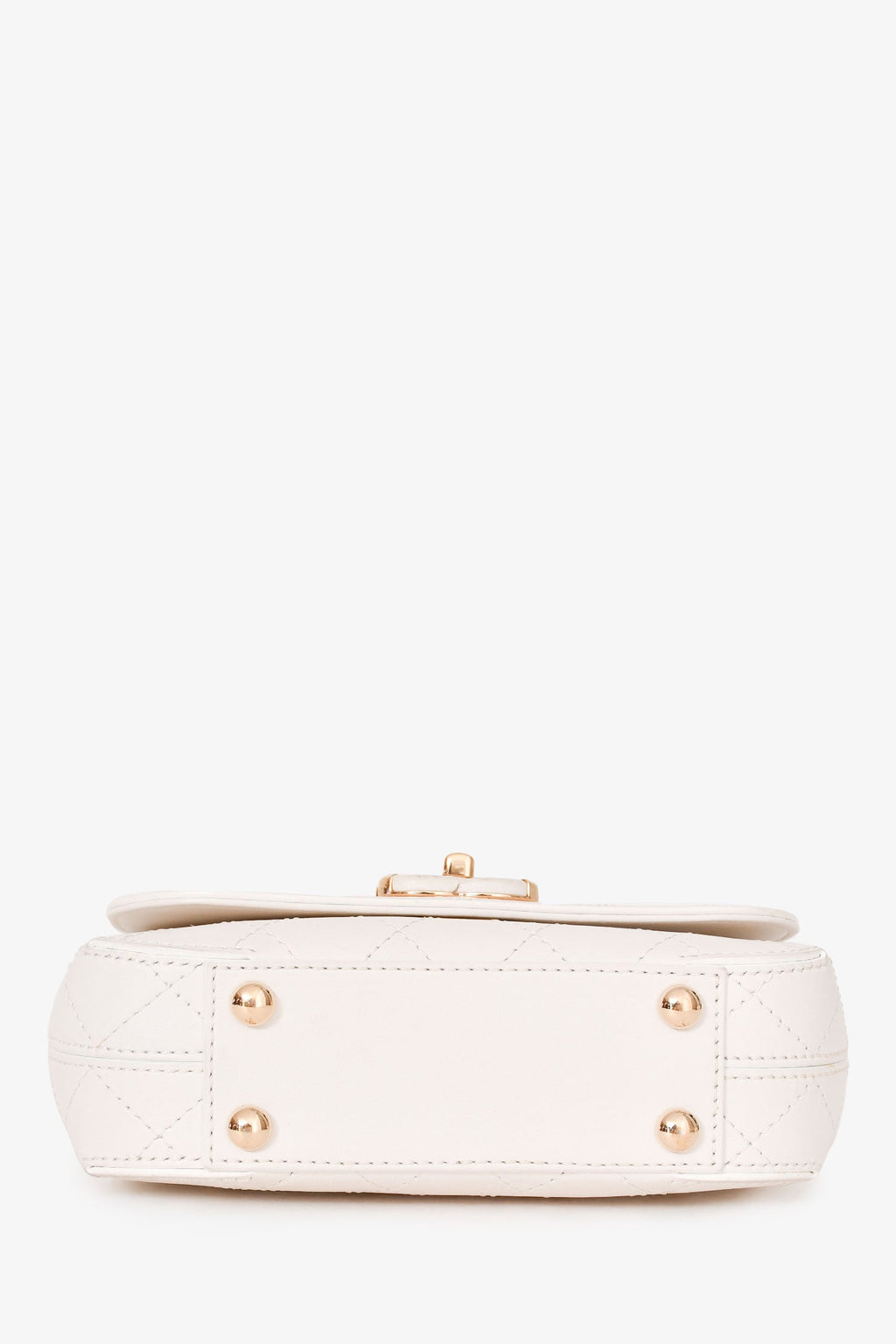 Pre-Loved Chanel™ 2018/19 White Leather Small Covered CC Flap Bag