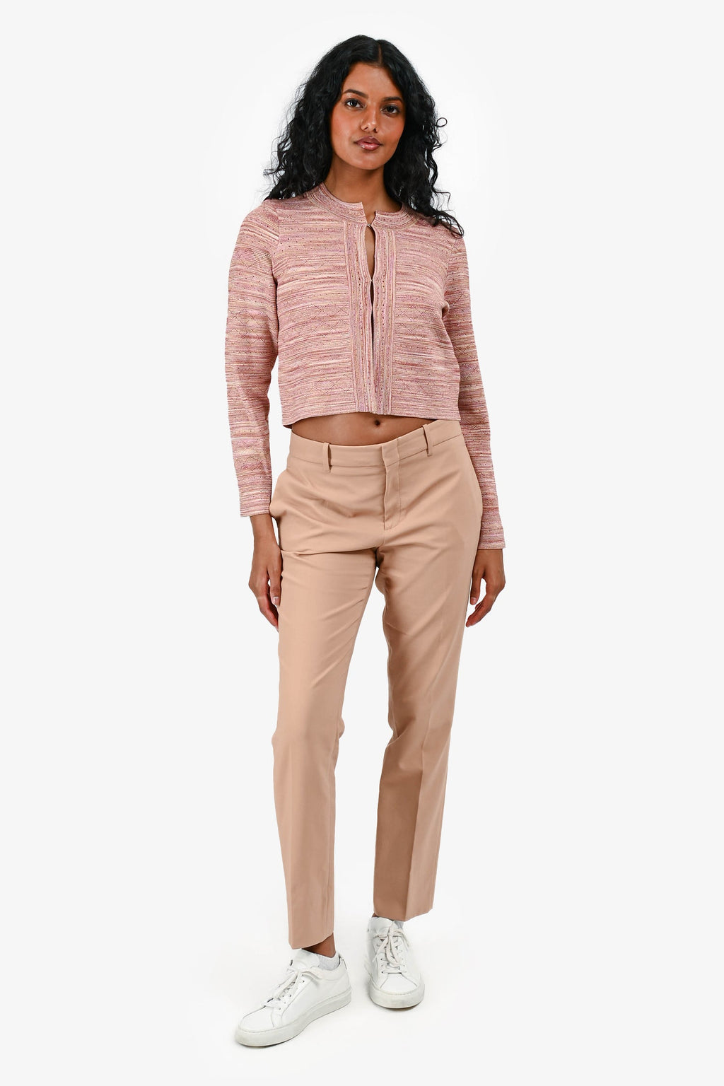 Gucci Brown Cotton Tapered Pant Size 42