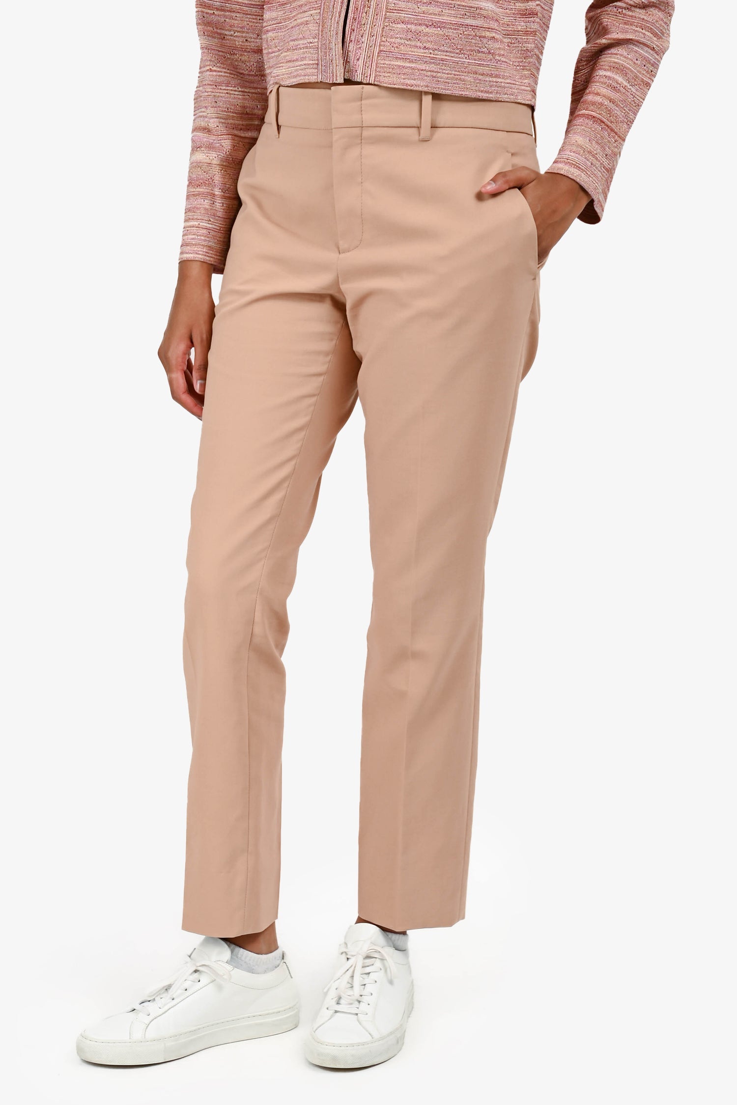 Gucci Brown Cotton Tapered Pant Size 42