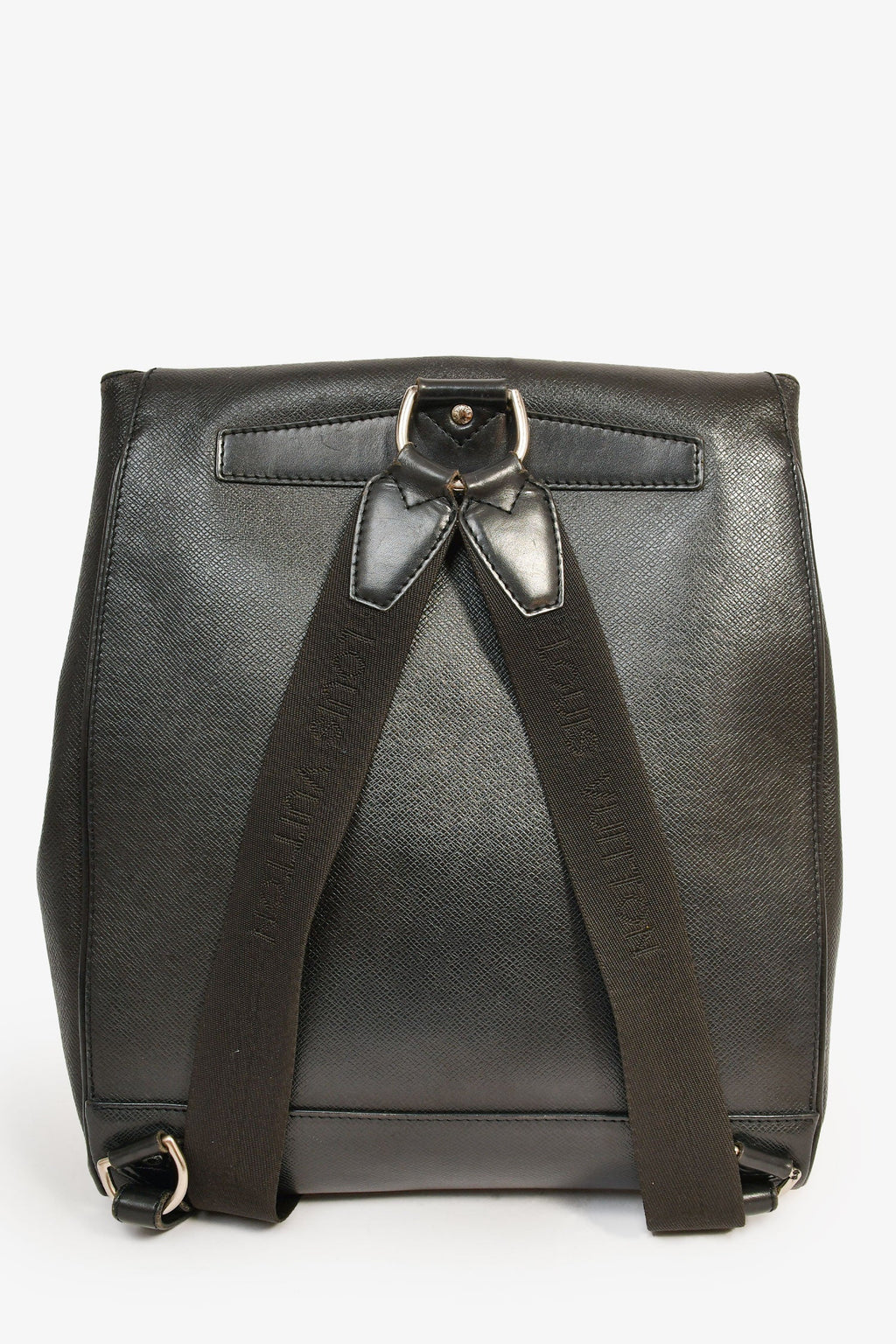 Louis Vuitton 2000 Black Leather 'Taiga Cassiar' Backpack