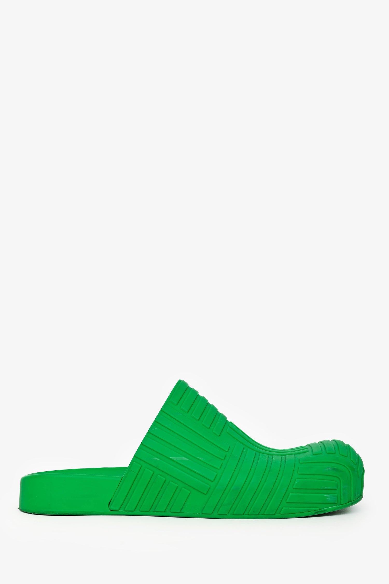 Bottega Veneta Green Rubber Mules Size 40