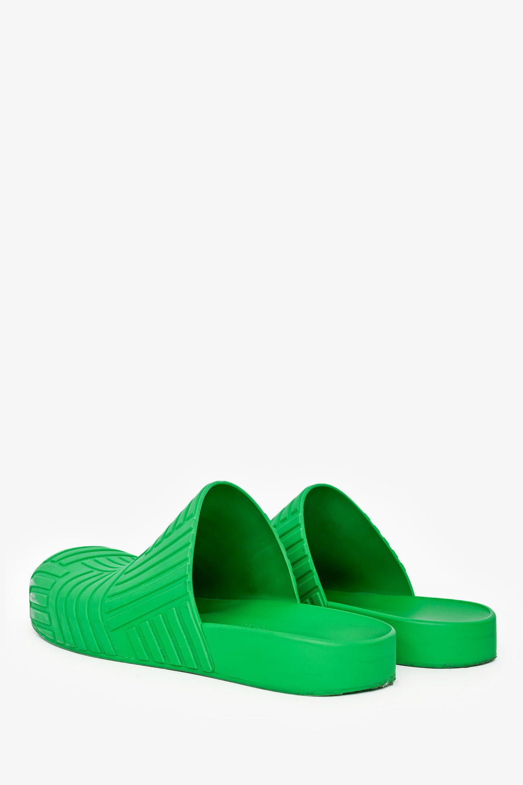 Bottega Veneta Green Rubber Mules Size 40