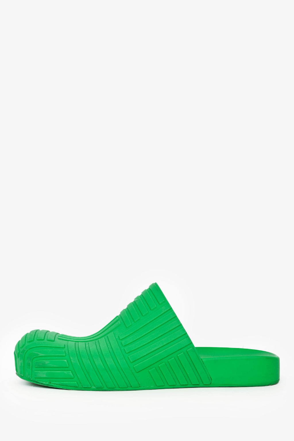 Bottega Veneta Green Rubber Mules Size 40