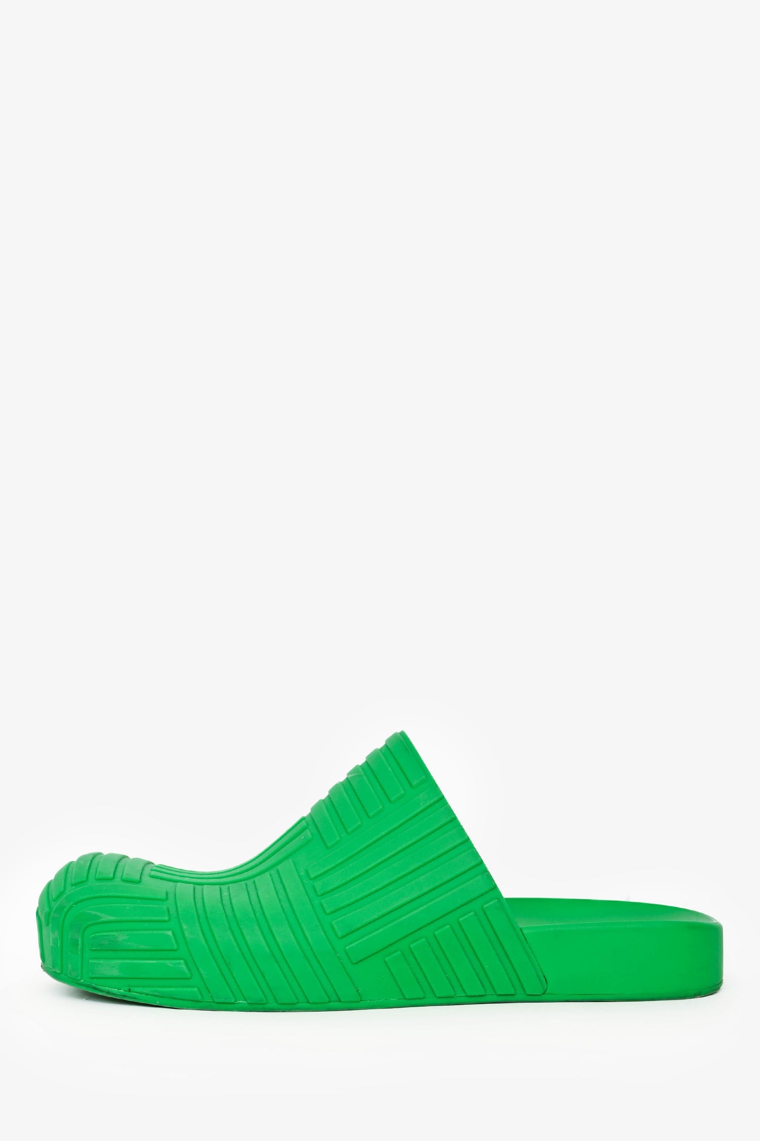 Bottega Veneta Green Rubber Mules Size 40