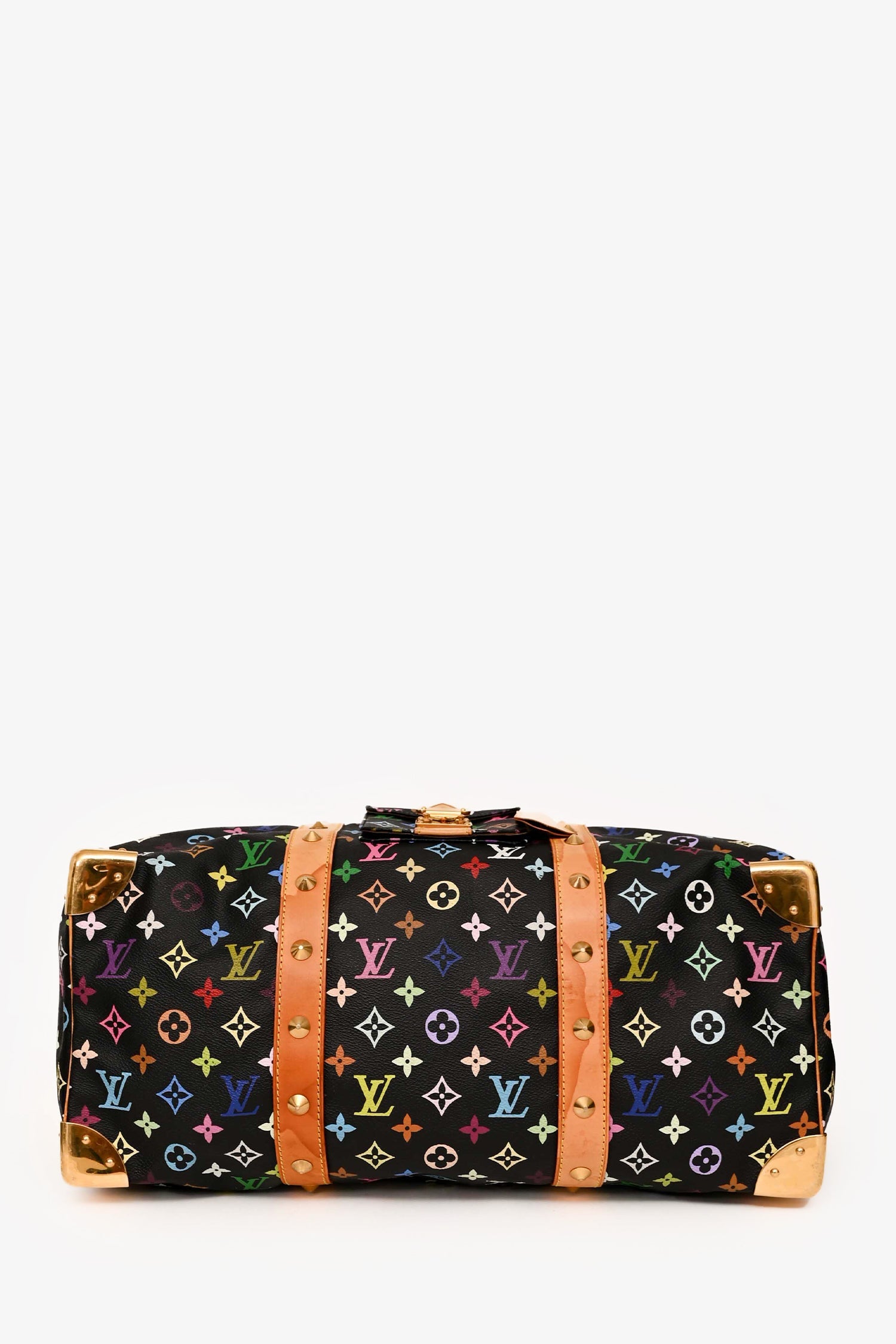 Louis Vuitton Black/ Multicolour Speedy 45