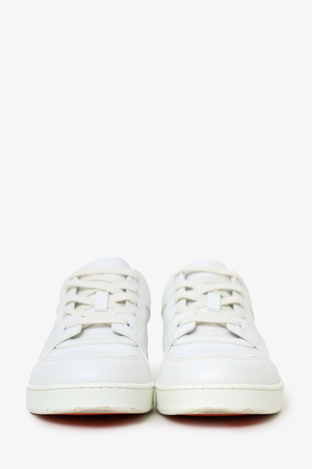 Hermès White Epsom Leather Femme Free Sneaker Size 38