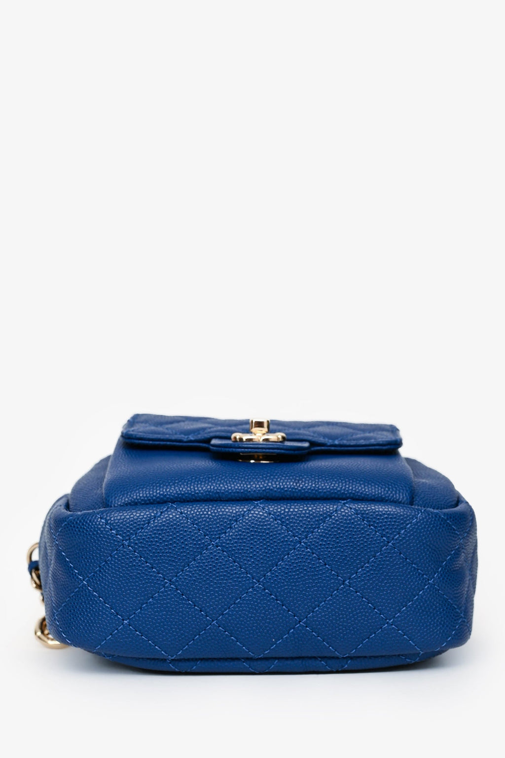 Pre-Loved Chanel™ 2019 Dark Blue Caviar Camera Bag GHW