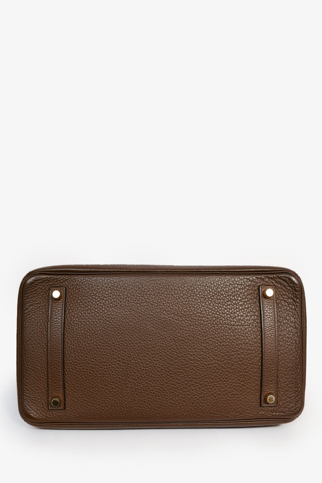 Hermès 2014 Special Order Brown Clemence Leather Birkin 35