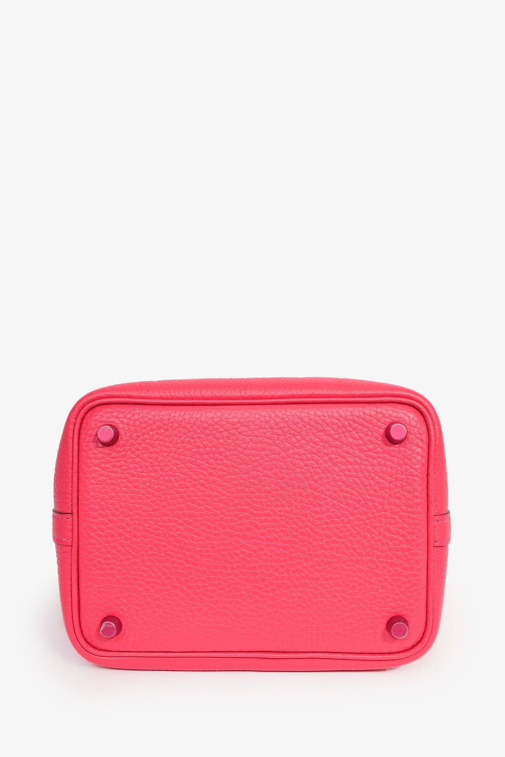 Hermès 2023 Limited Edition Rose Mexico Togo Picotin Monochrome Lock 18