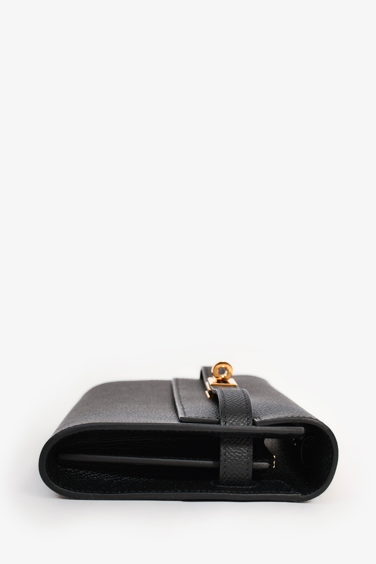 Hermès 2024 Black Epsom Leather Kelly Togo