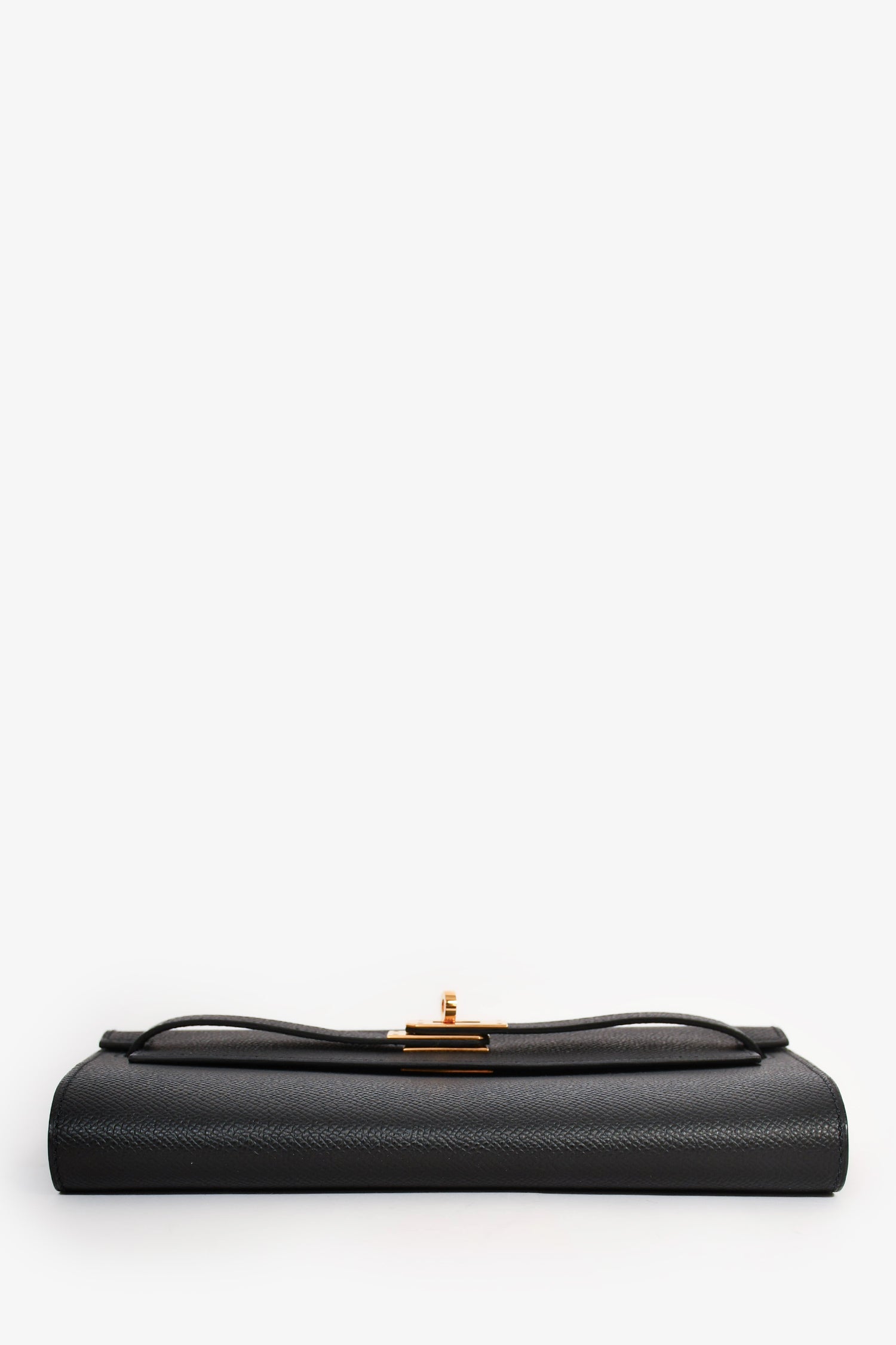 Hermès 2024 Black Epsom Leather Kelly Togo