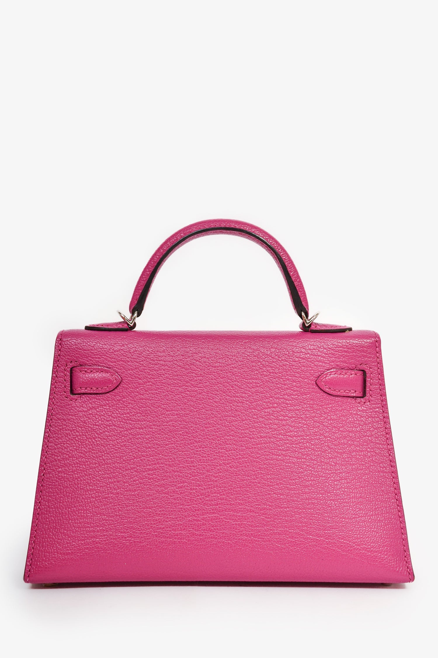 Hermès 2018 Rose Poupre Mysore Chevre Leather Mini Kelly PHW