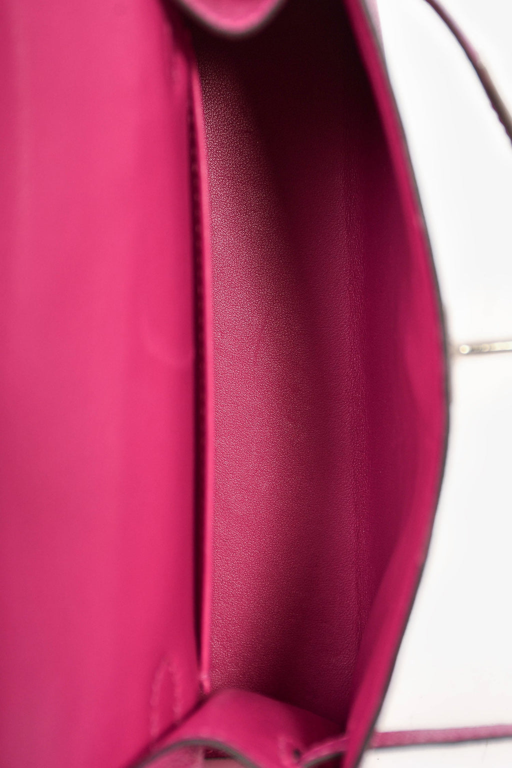 Hermès 2018 Rose Poupre Mysore Chevre Leather Mini Kelly PHW