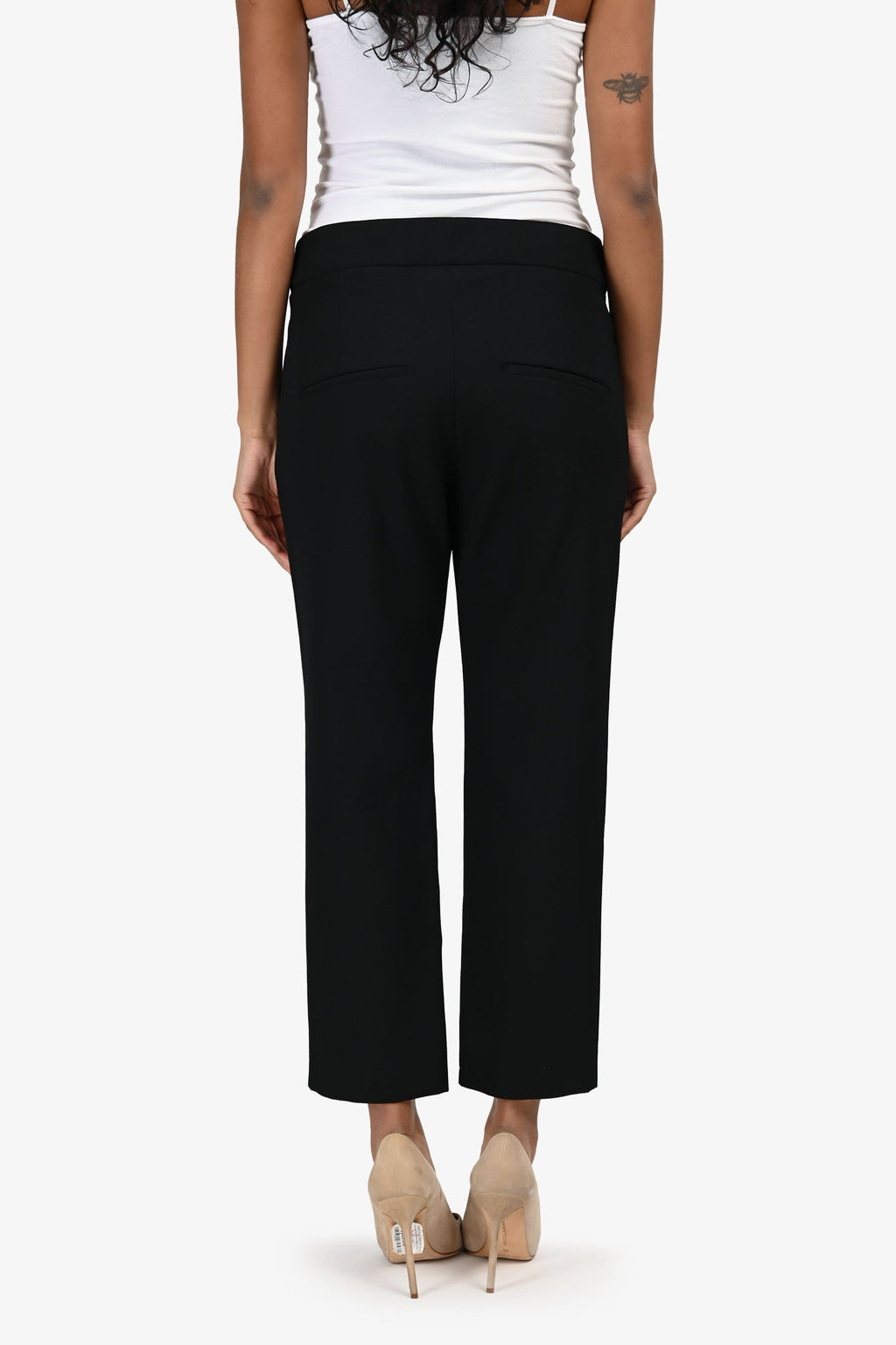 Marni Black Wool High Waisted Pants Size 40