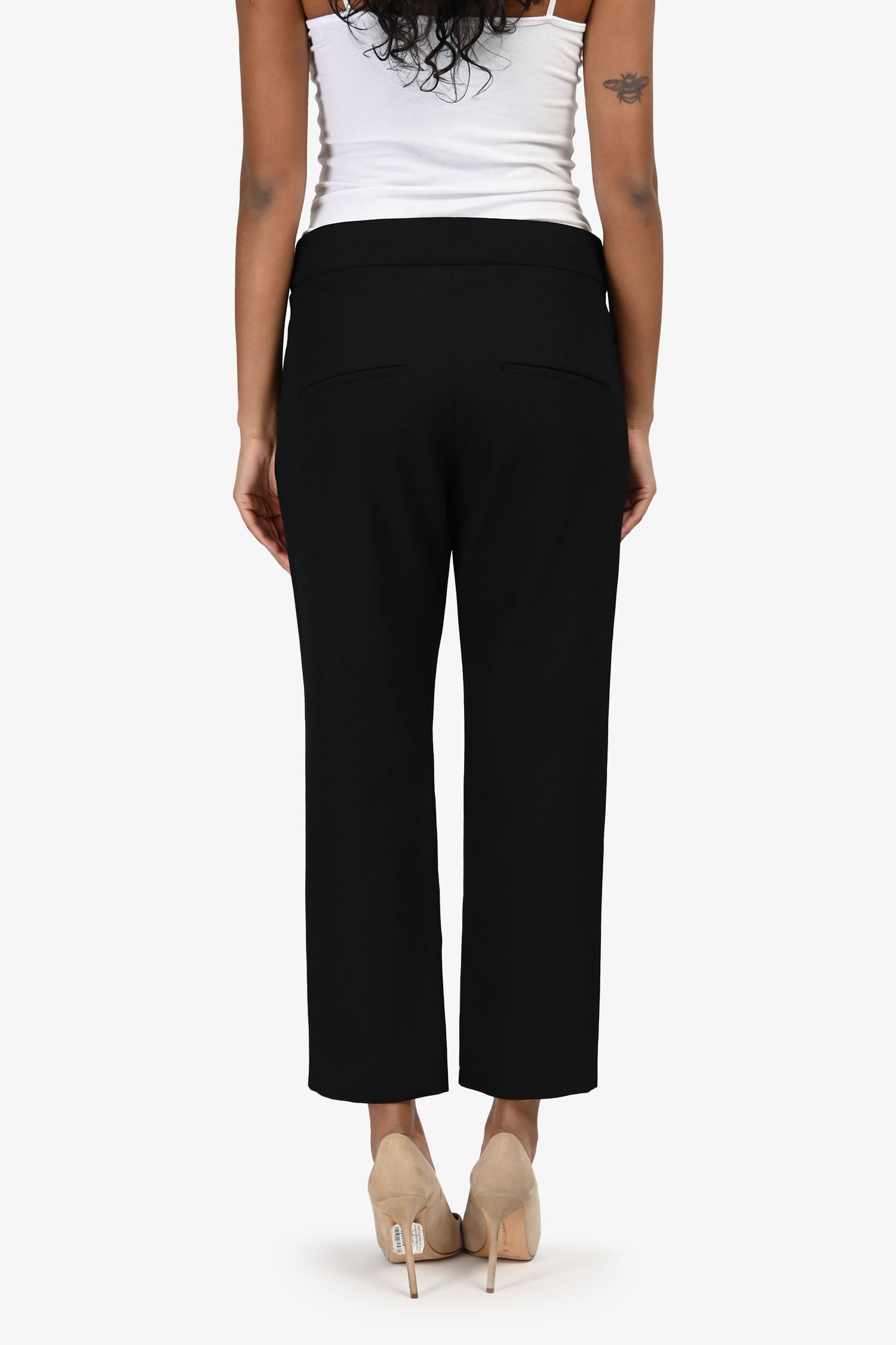Marni Black Wool High Waisted Pants Size 40