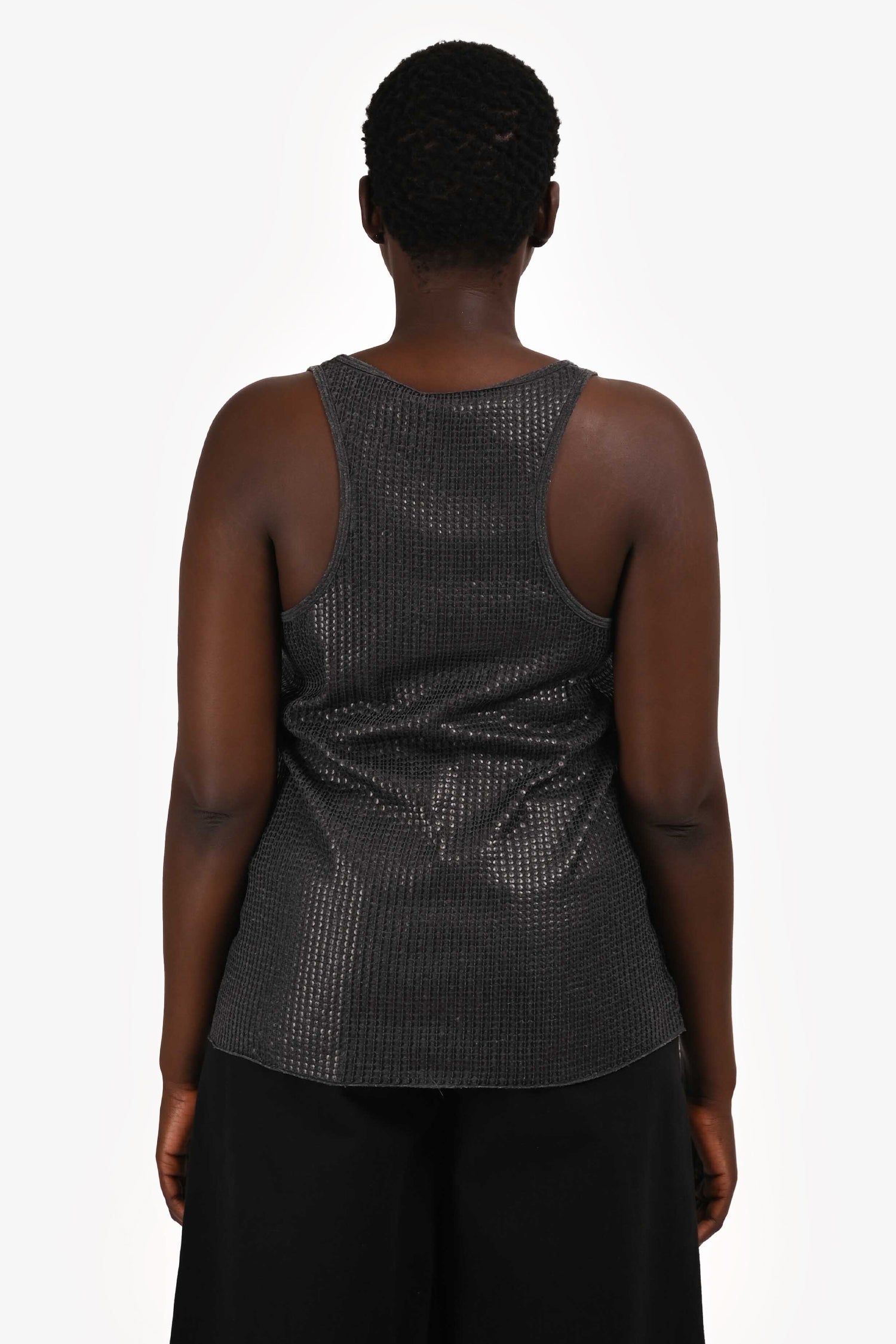 Vince Grey Sequin Tank Top Size L