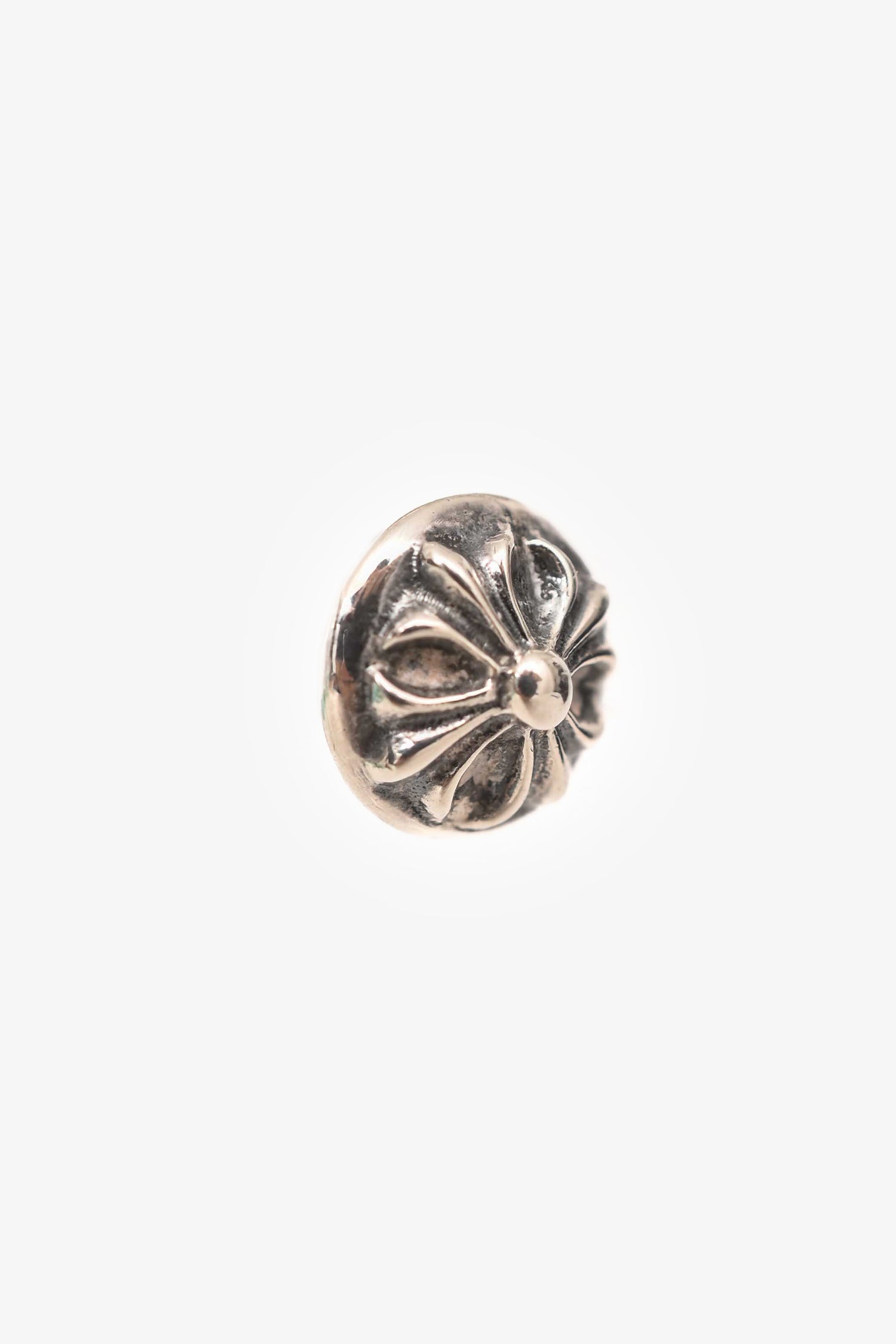 Chrome Hearts Sterling Silver Motif Single Ear Stud