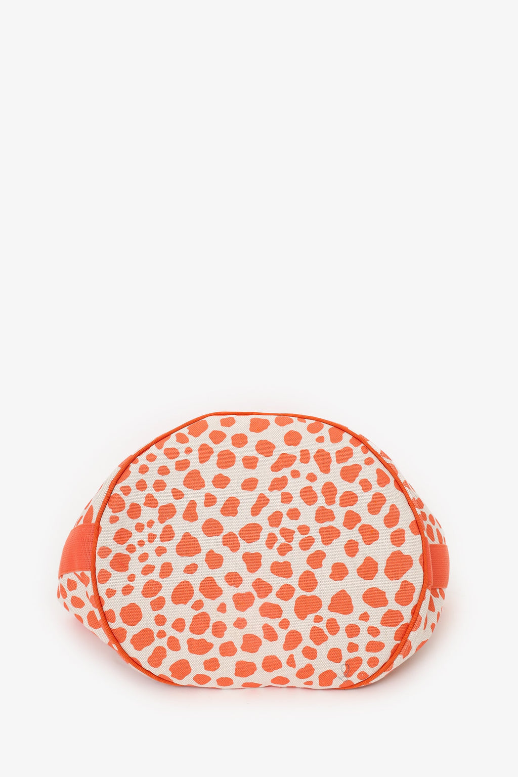 Hermès Kids Line Orange Canvas Animal Print Tote With Pouch