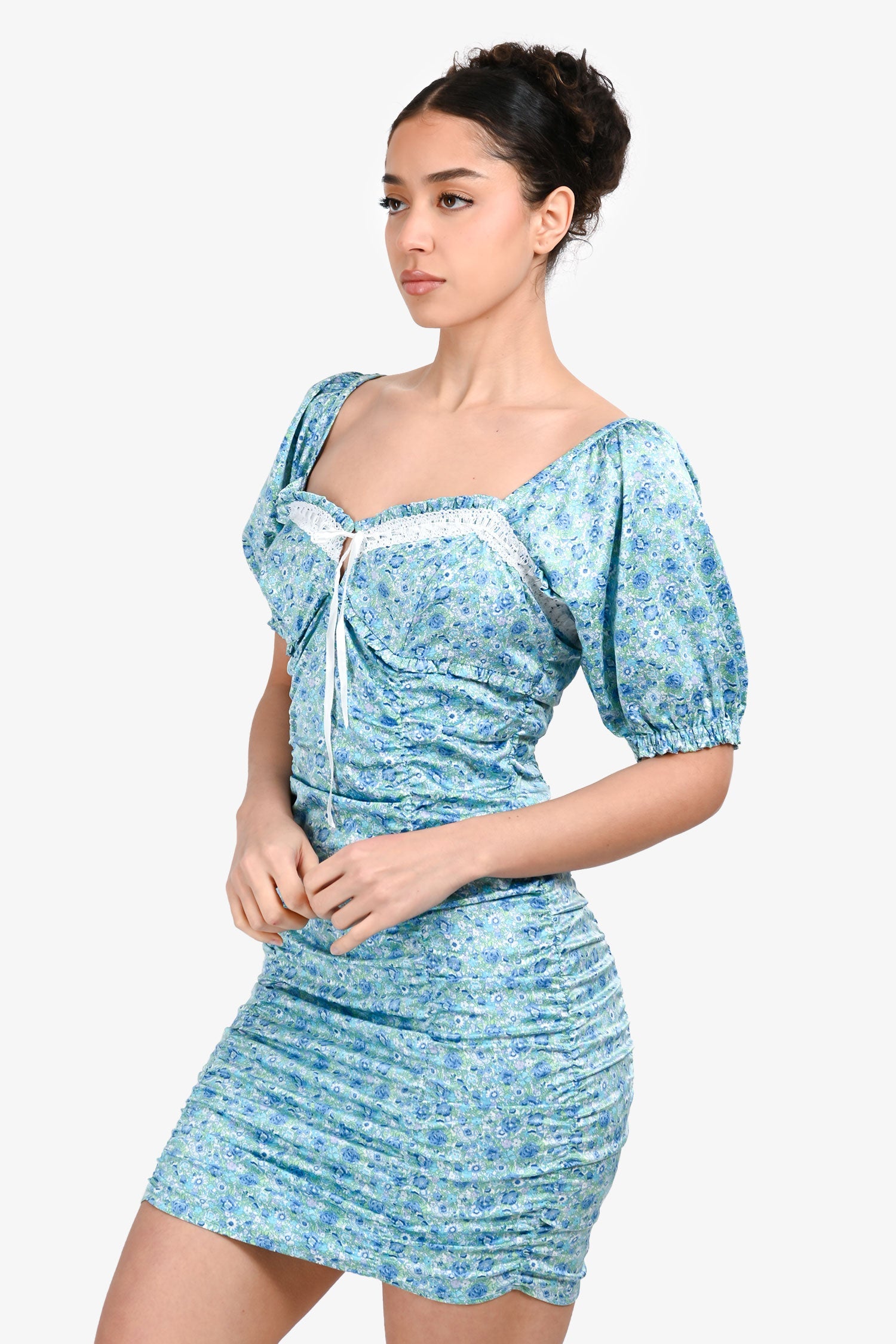 For Love & Lemons Blue Mini Dress Size L