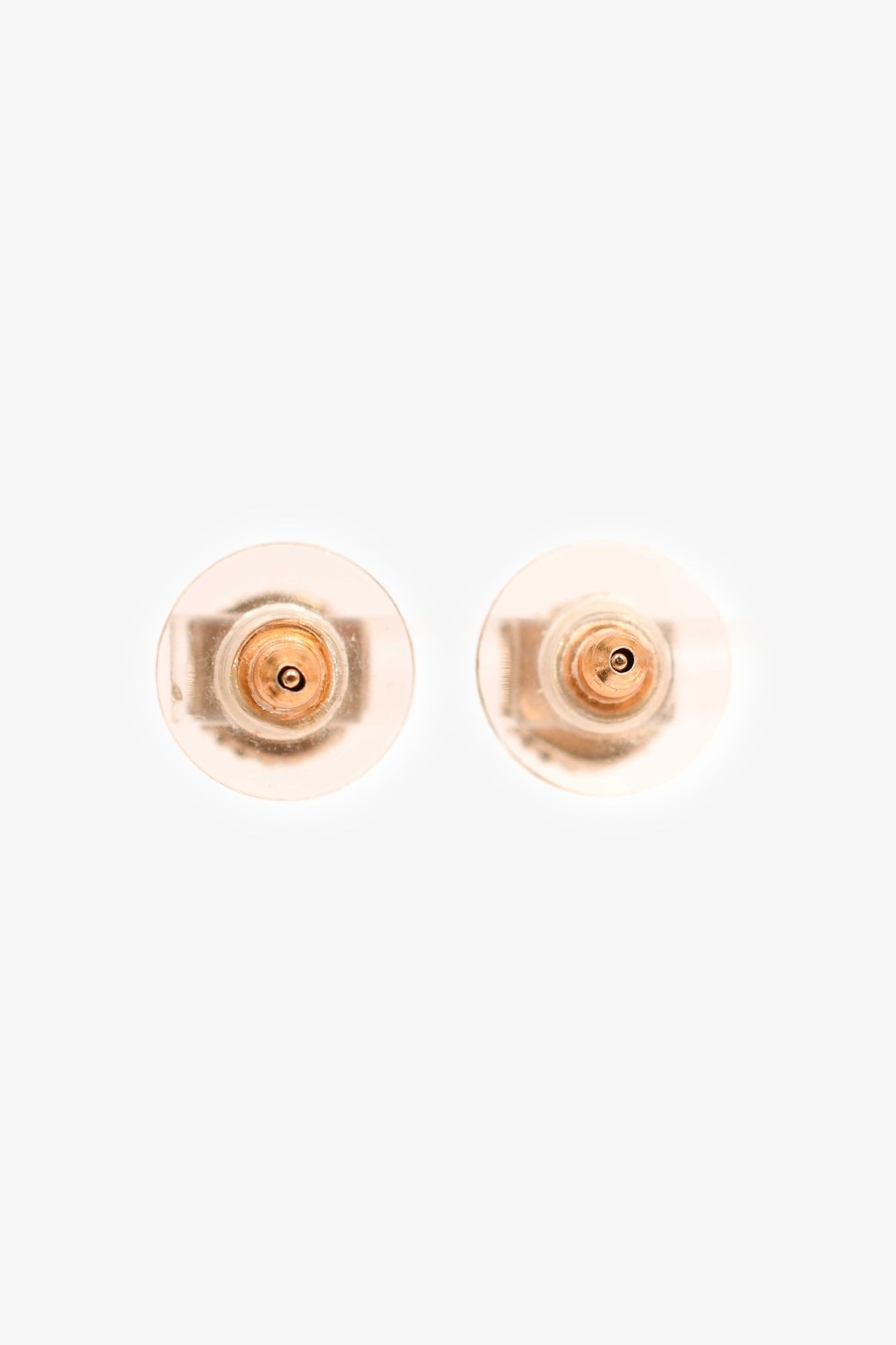 Pre-Loved Chanel™ Silver Toned Mini Round CC Stud Earrings