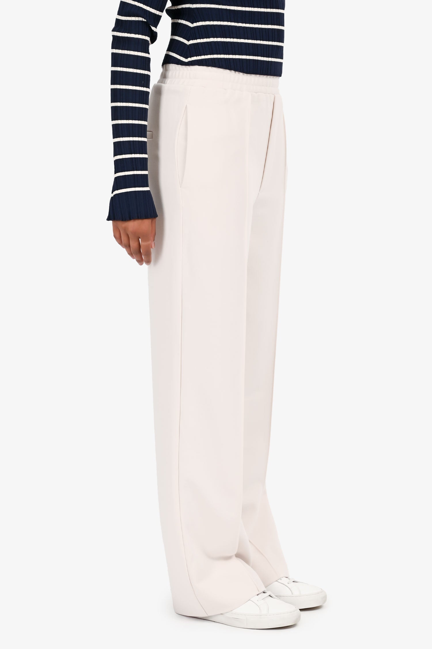 Sea New York Beige Front Seam Elastic Waist Pants Size XXS