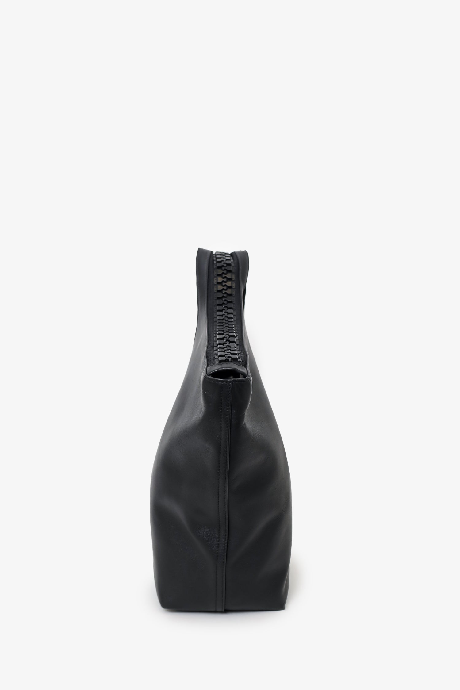 Balenciaga Black Smooth Leather Large MegaZip Tote Bag