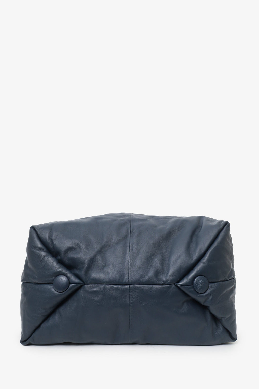Proenza Schouler Navy Leather Puffy Napa Tote Bag