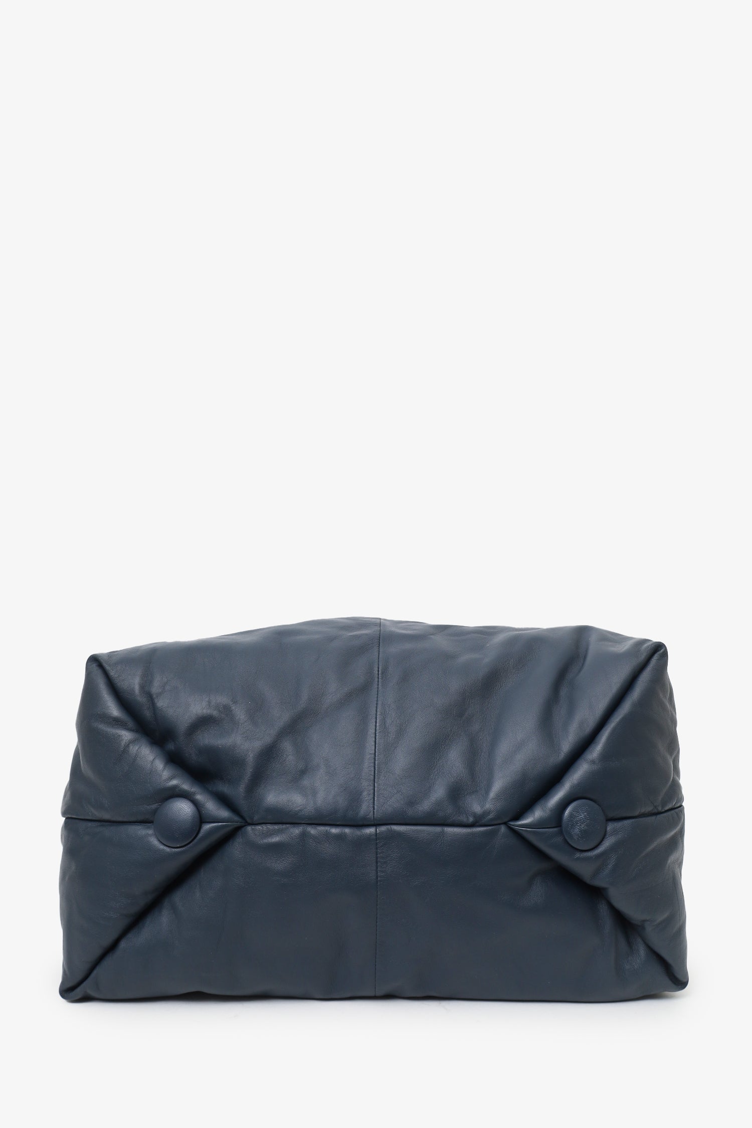 Proenza Schouler Navy Leather Puffy Napa Tote Bag