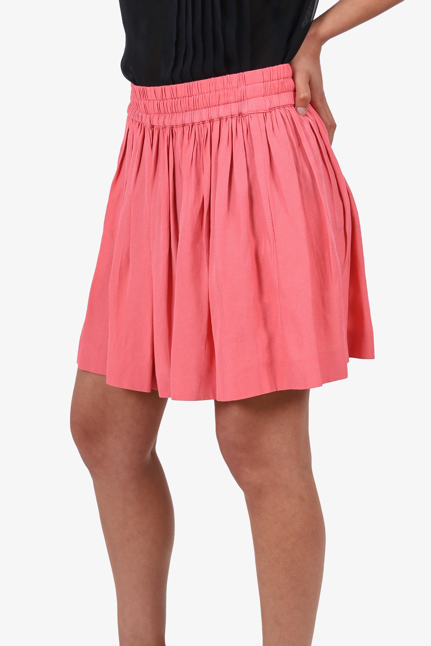 Red Valentino Pleated Mini Skirt Size 40
