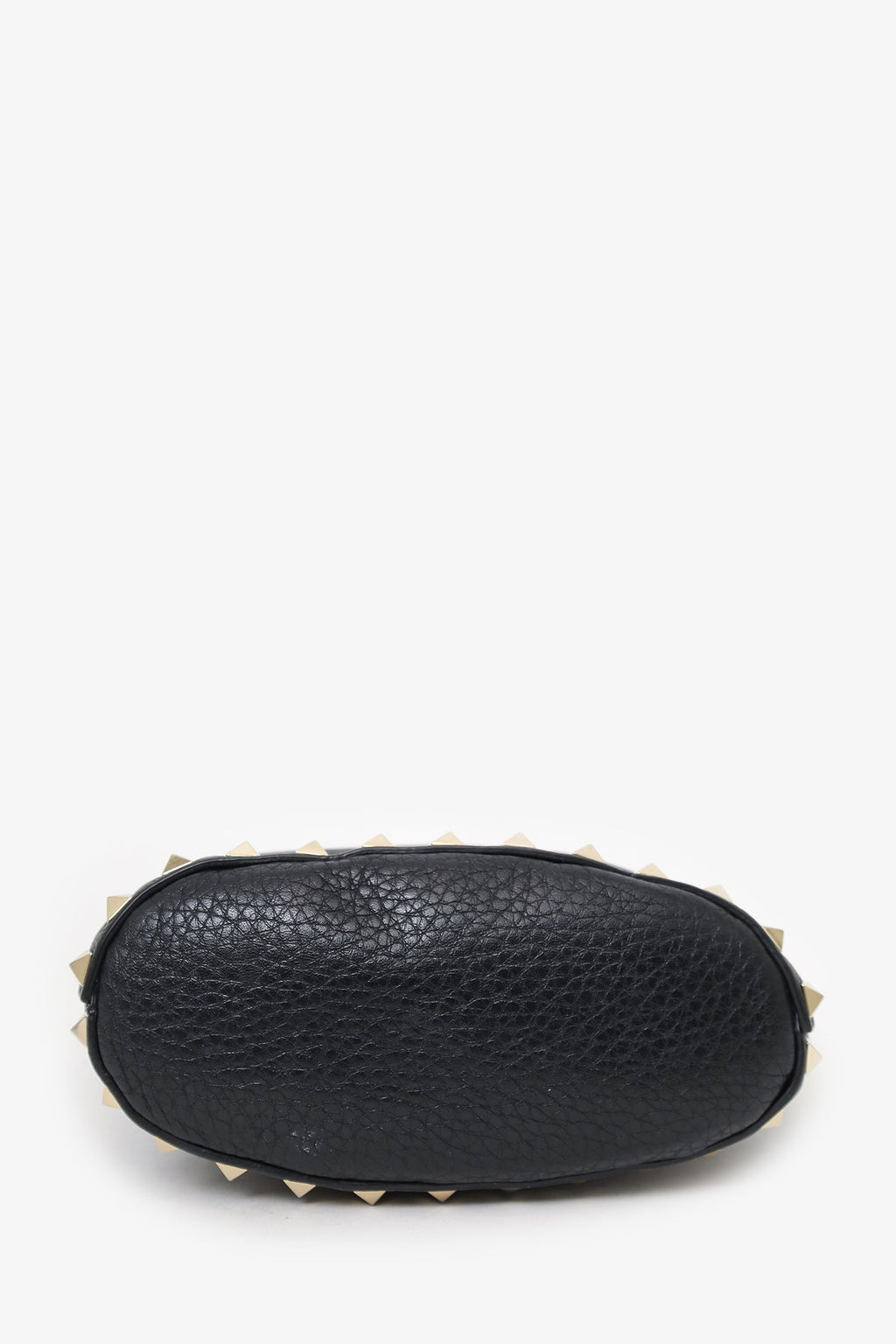 Valentino Black Rockstud Mini Bucket Bag