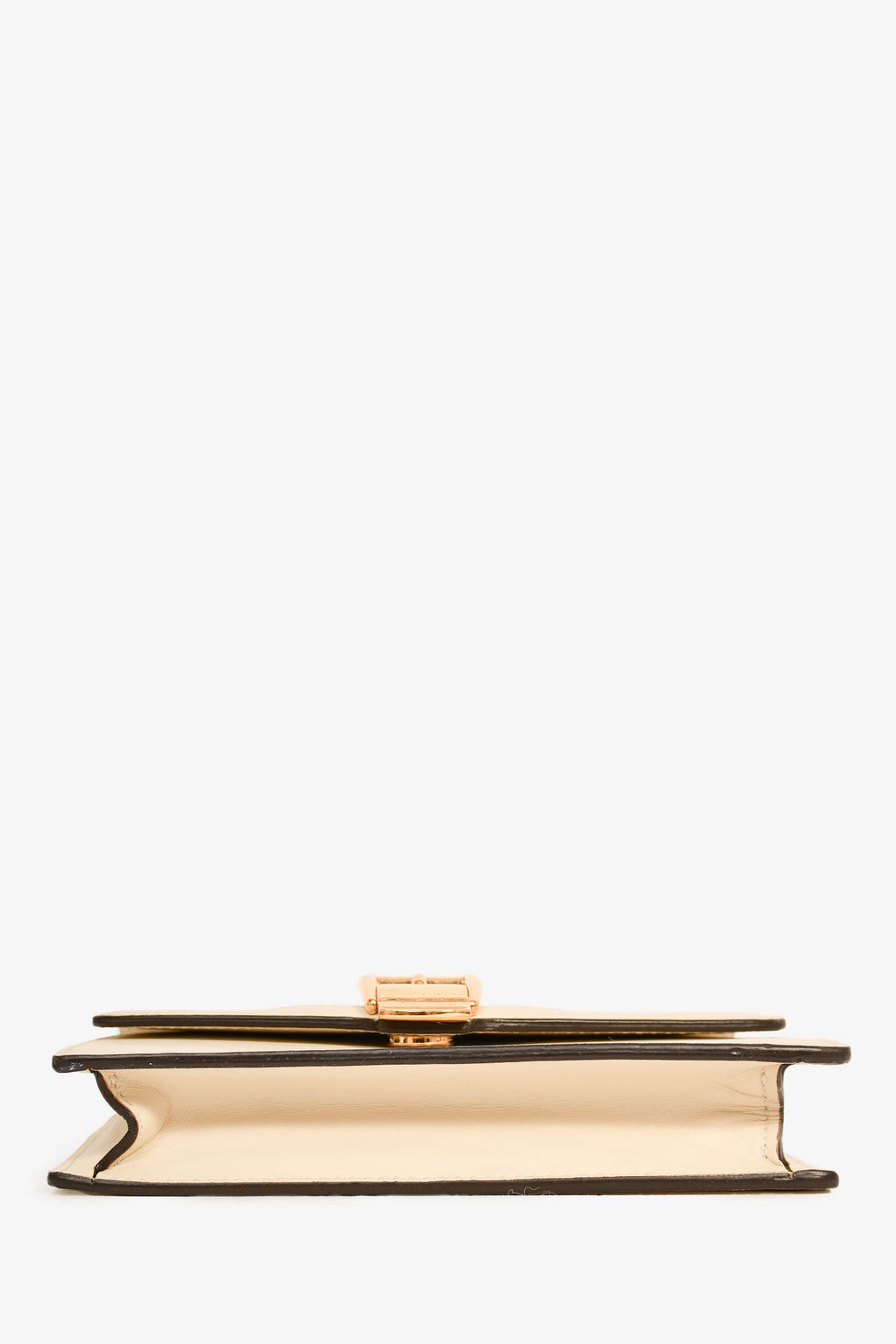 Gucci Cream Leather Web Mini Sylvie Chain Bag