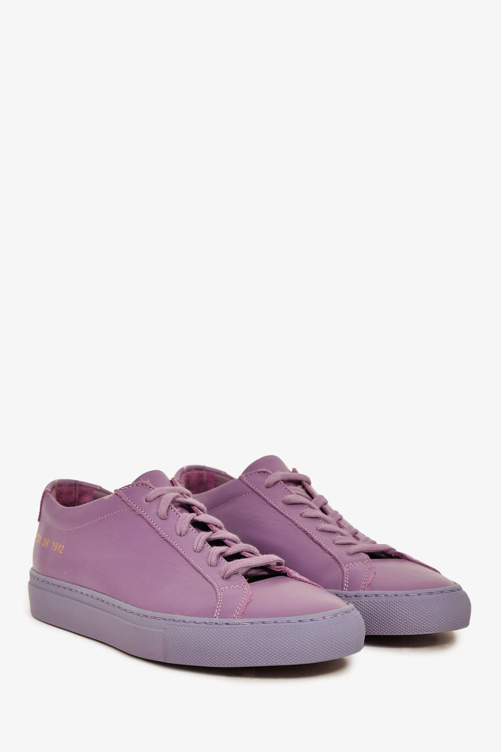 Common Projects Purple Leather Sneakers Size 36