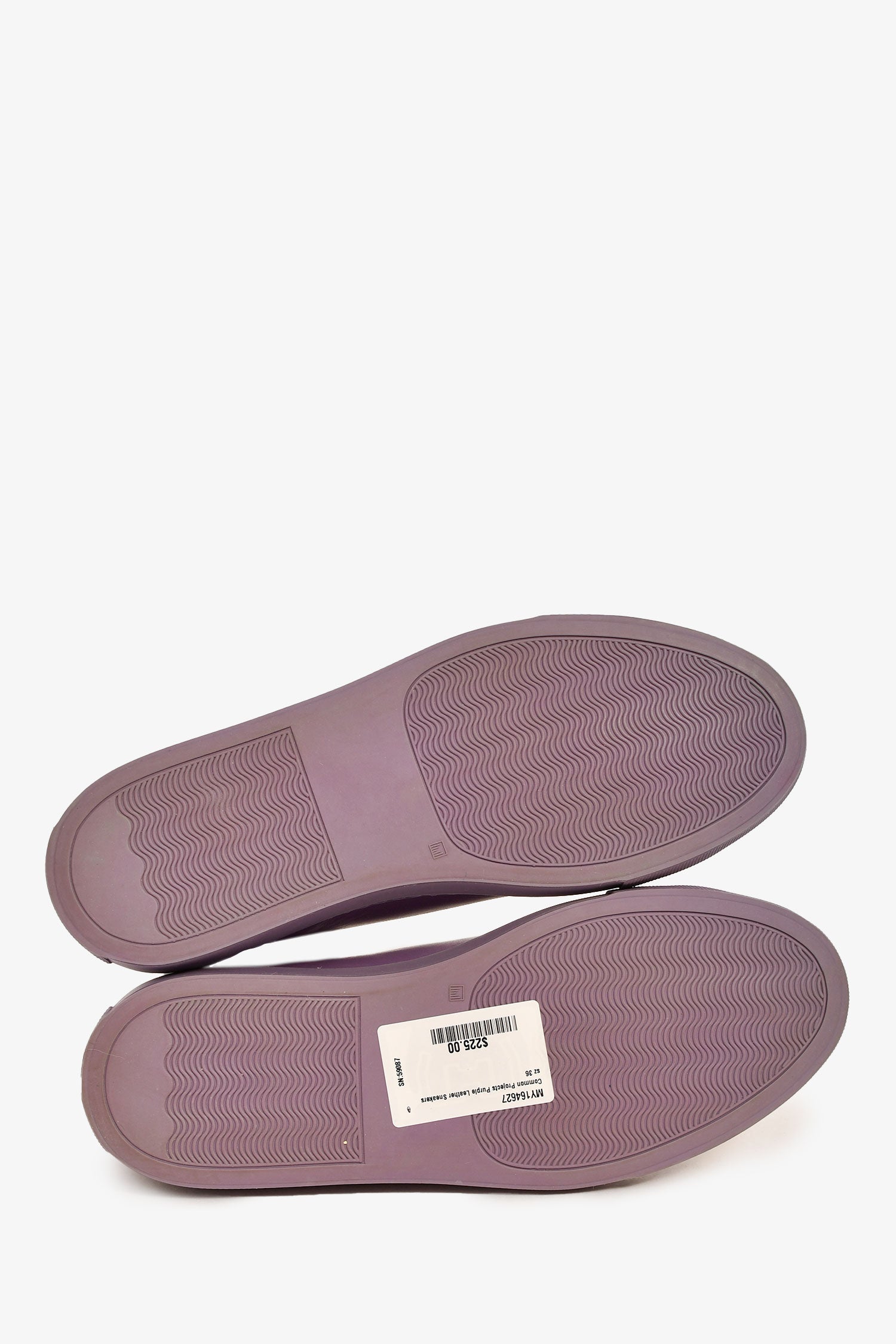 Common Projects Purple Leather Sneakers Size 36