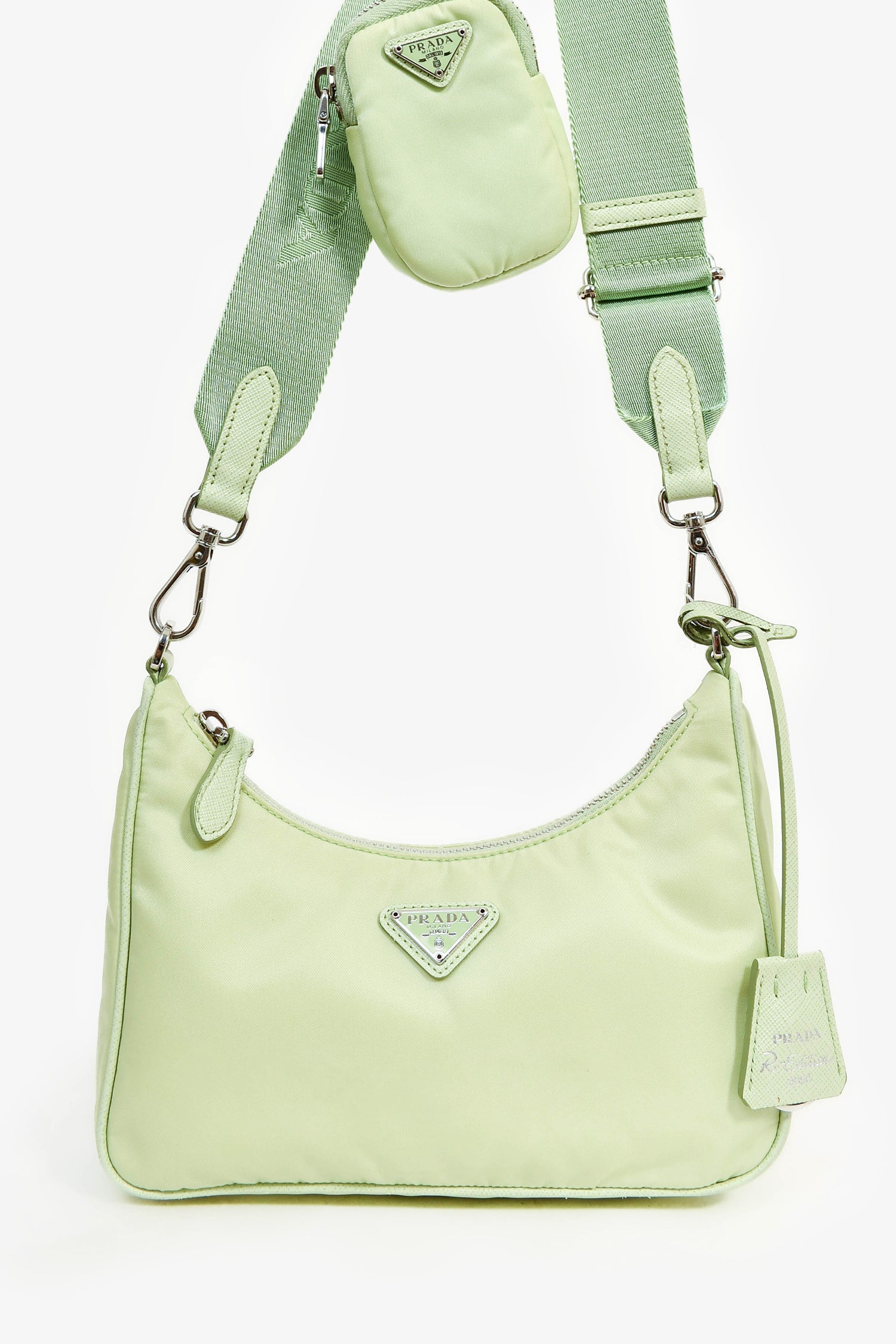 Prada Green Re-Nylon Re-Edition 2005 Crossbody Bag