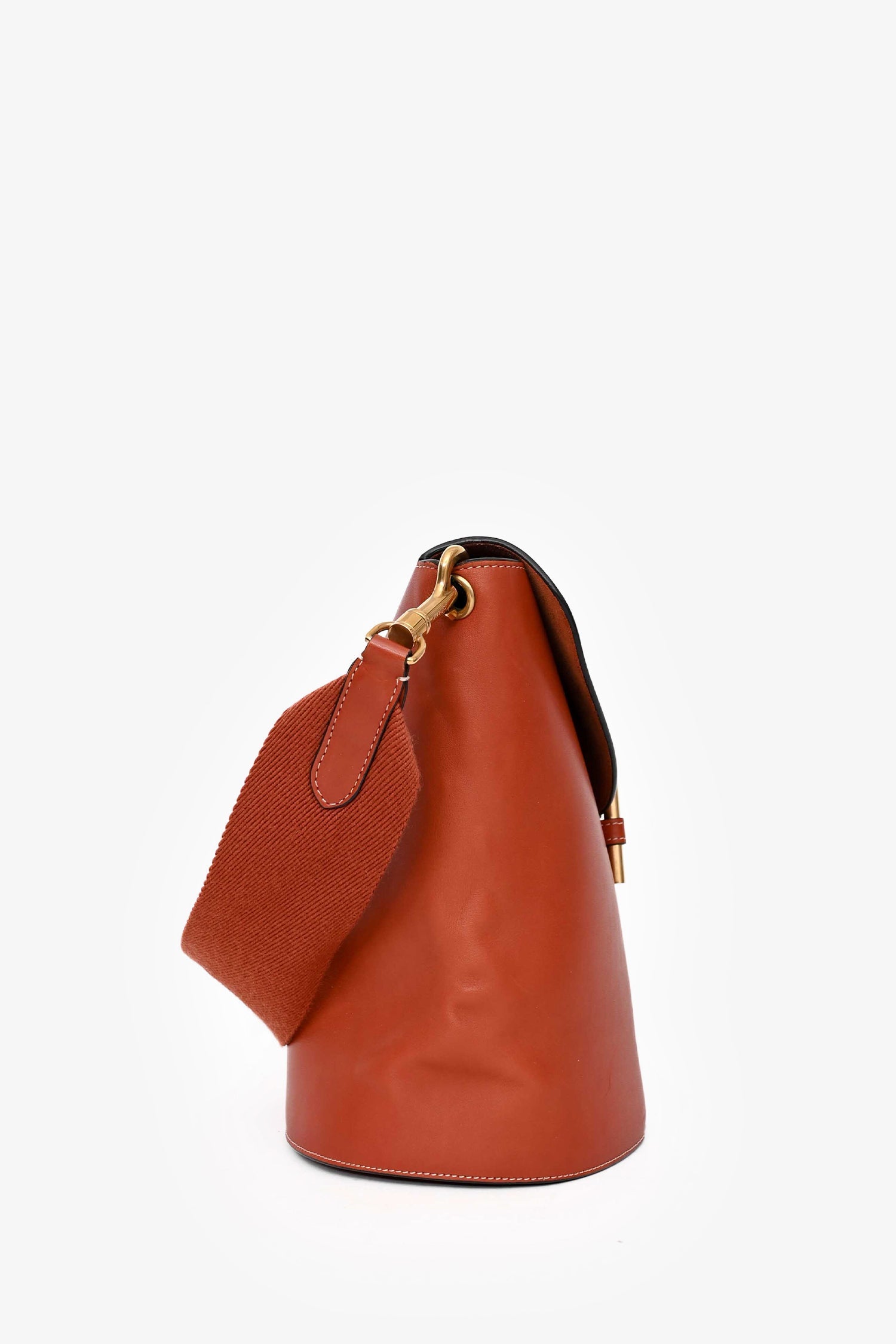 Celine 2015 Brown Leather Sangle Camera Shoulder Bag