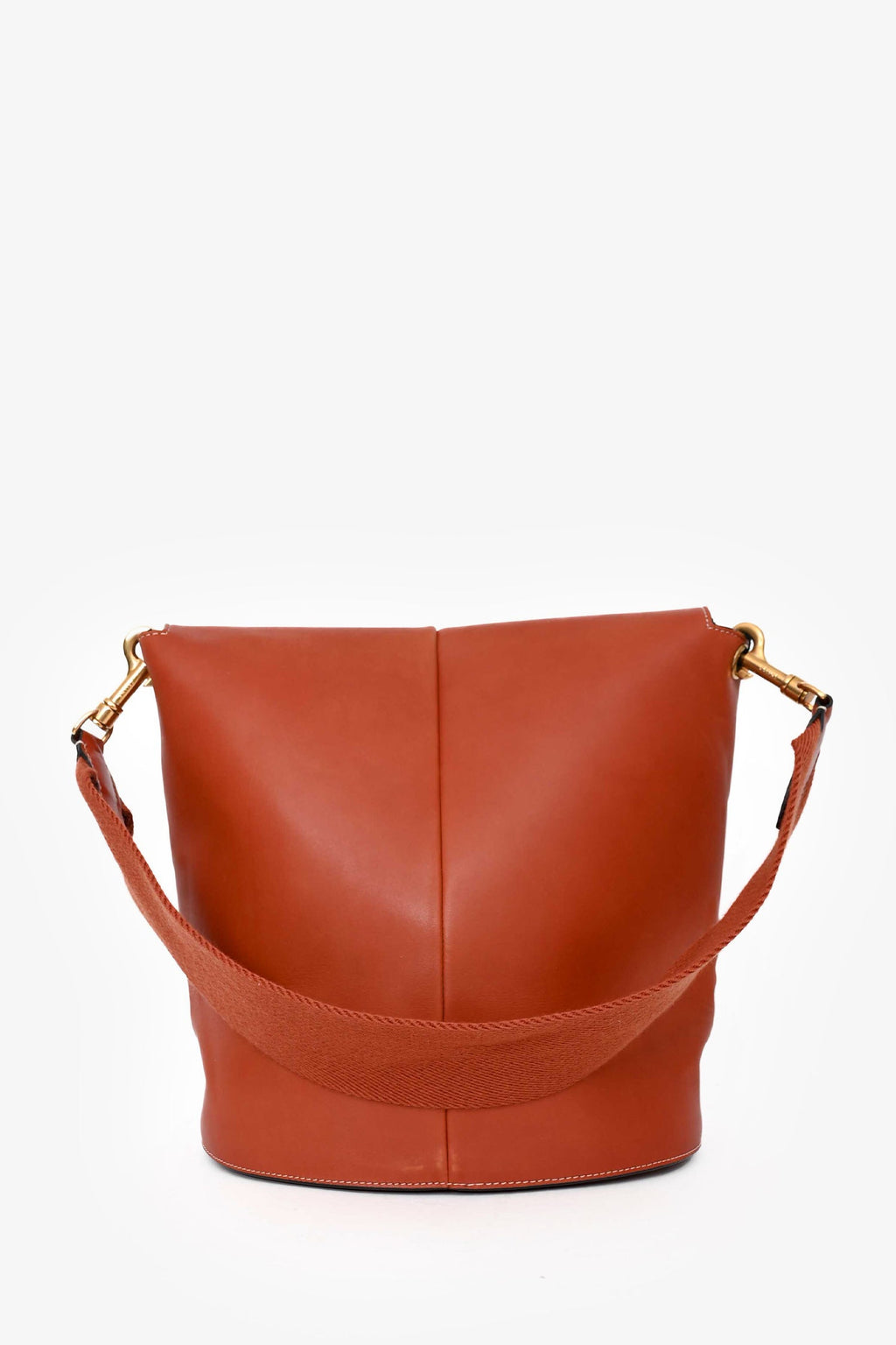 Celine 2015 Brown Leather Sangle Camera Shoulder Bag