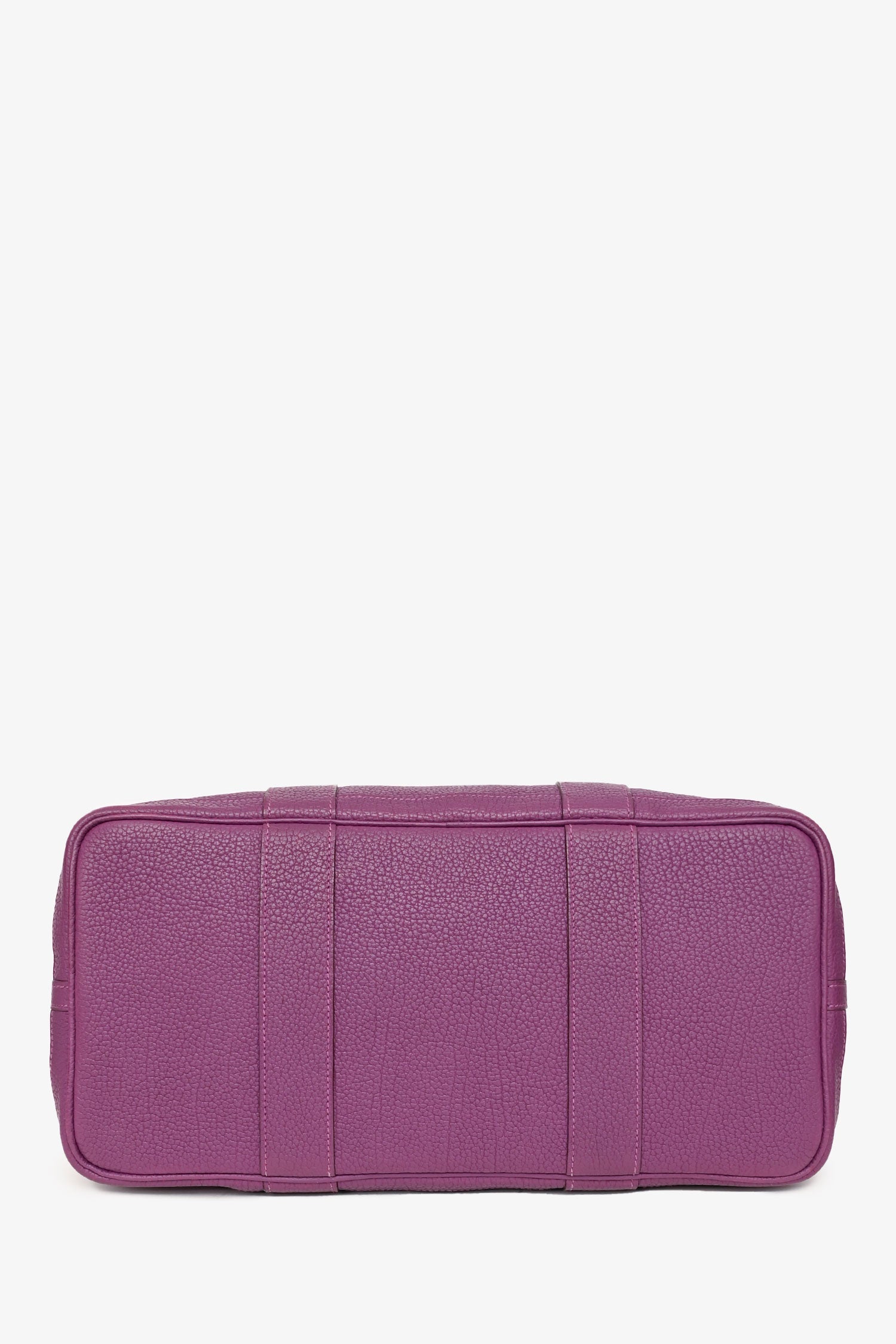Hermès 2014 Purple Clemence Leather Garden Party 36