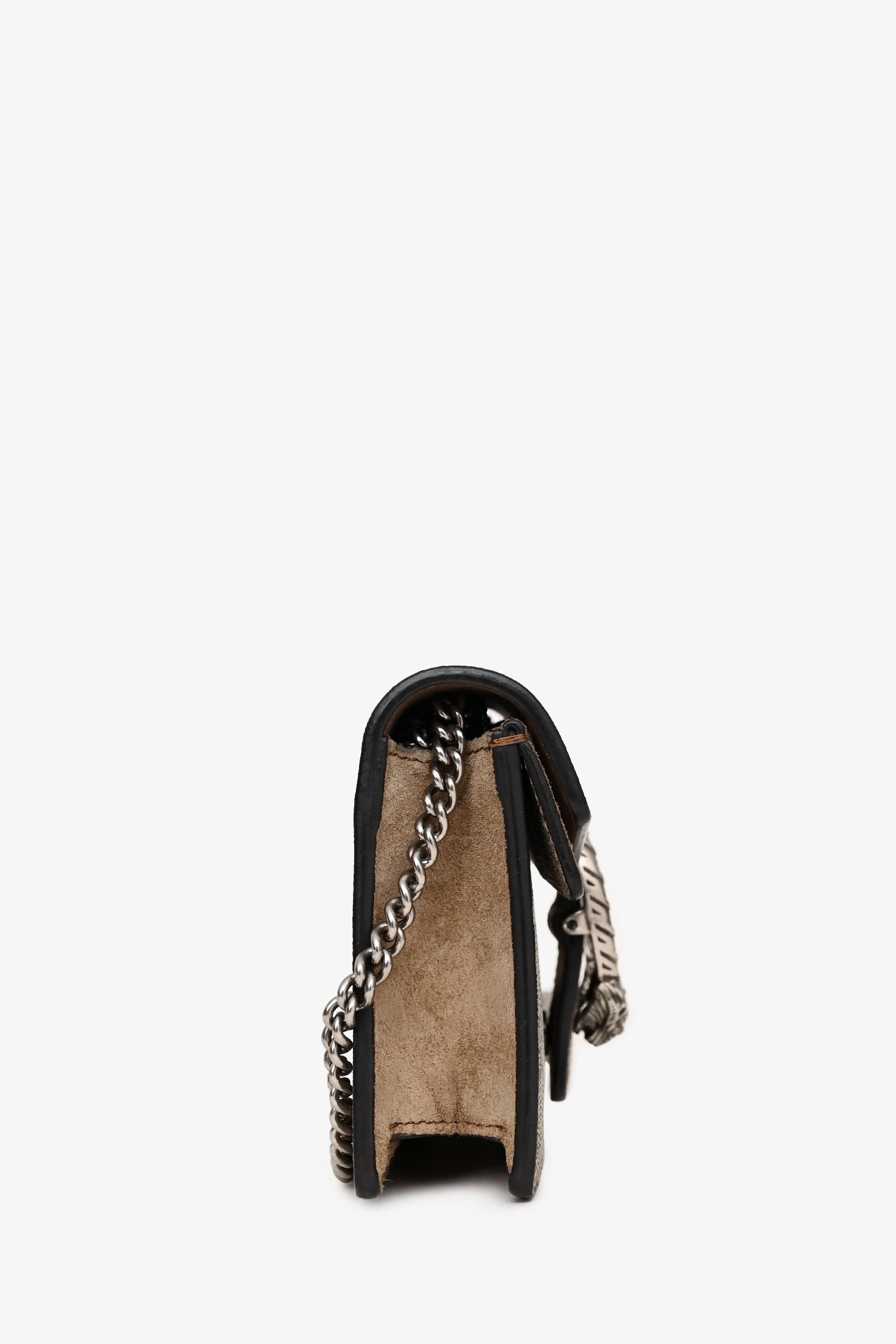 Gucci Beige GG Supreme Dionysus Super Mini Crossbody