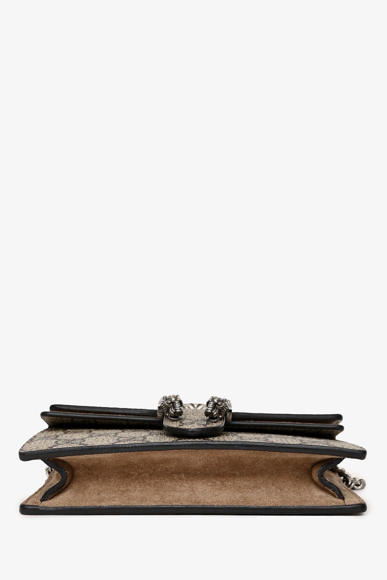 Gucci Beige GG Supreme Dionysus Super Mini Crossbody