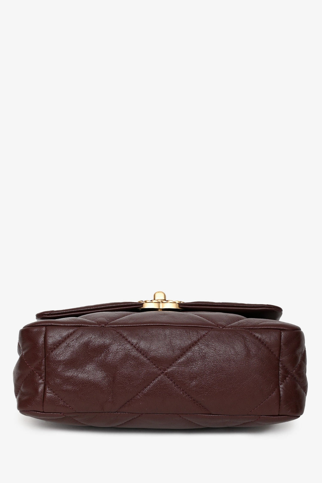 Pre-Loved Chanel™ 2019-30 Brown Leather Chanel 19 Shoulder Bag